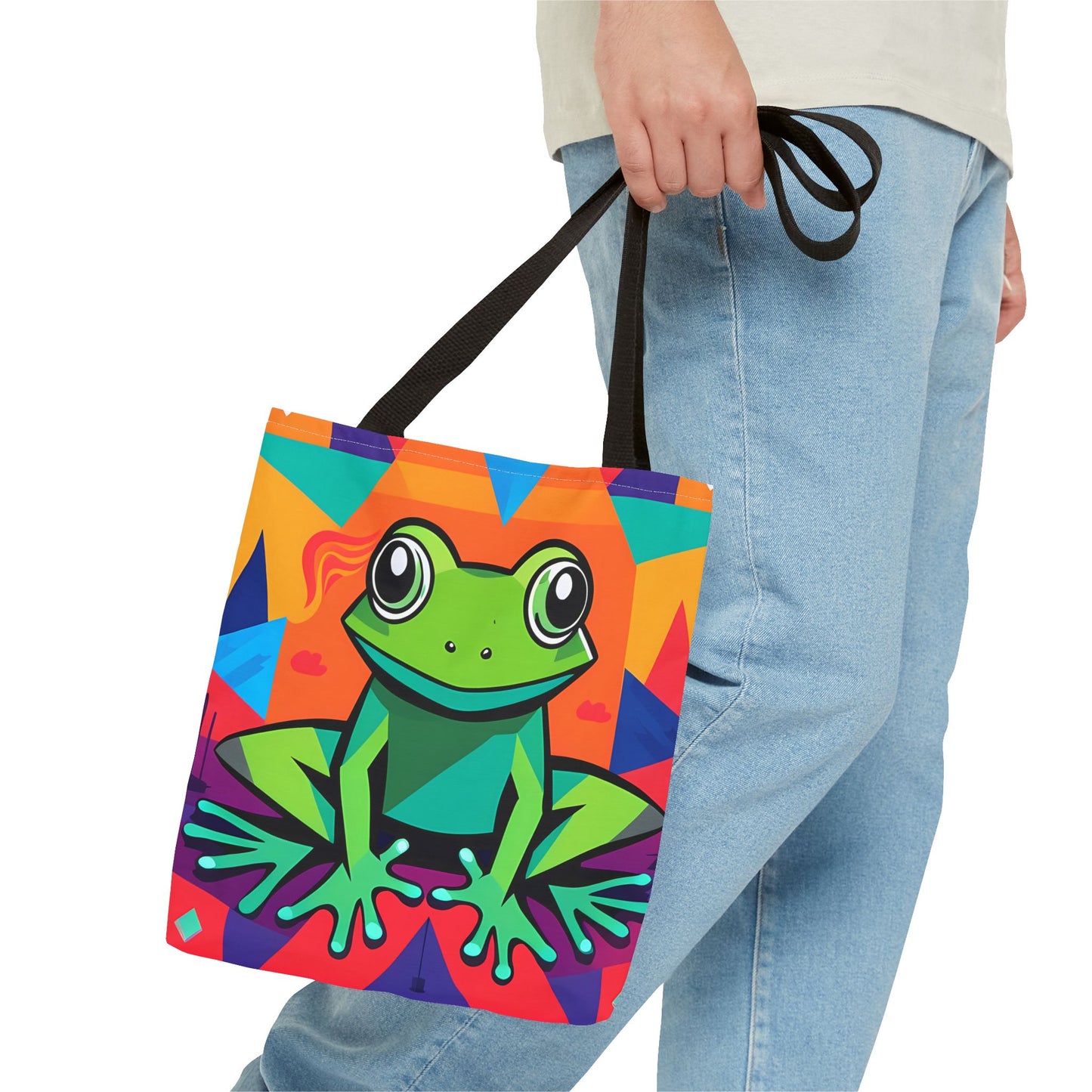 Vibrant Tree Frog Tote Bag