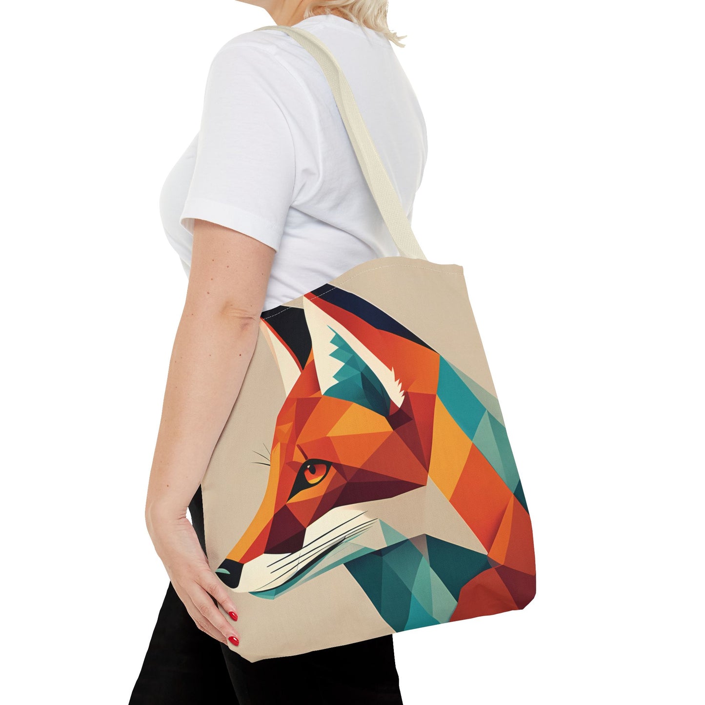 Geometric Fox Tote Bag