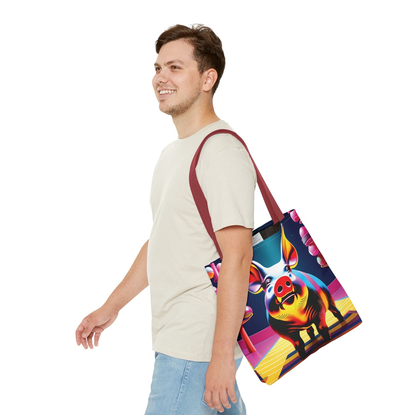 Pop Art Piggy Tote Bag
