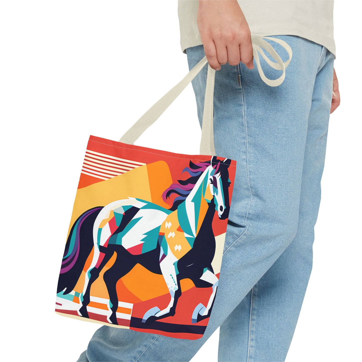 Retro Horse Tote Bag