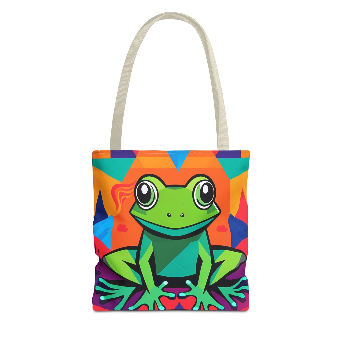 Vibrant Tree Frog Tote Bag