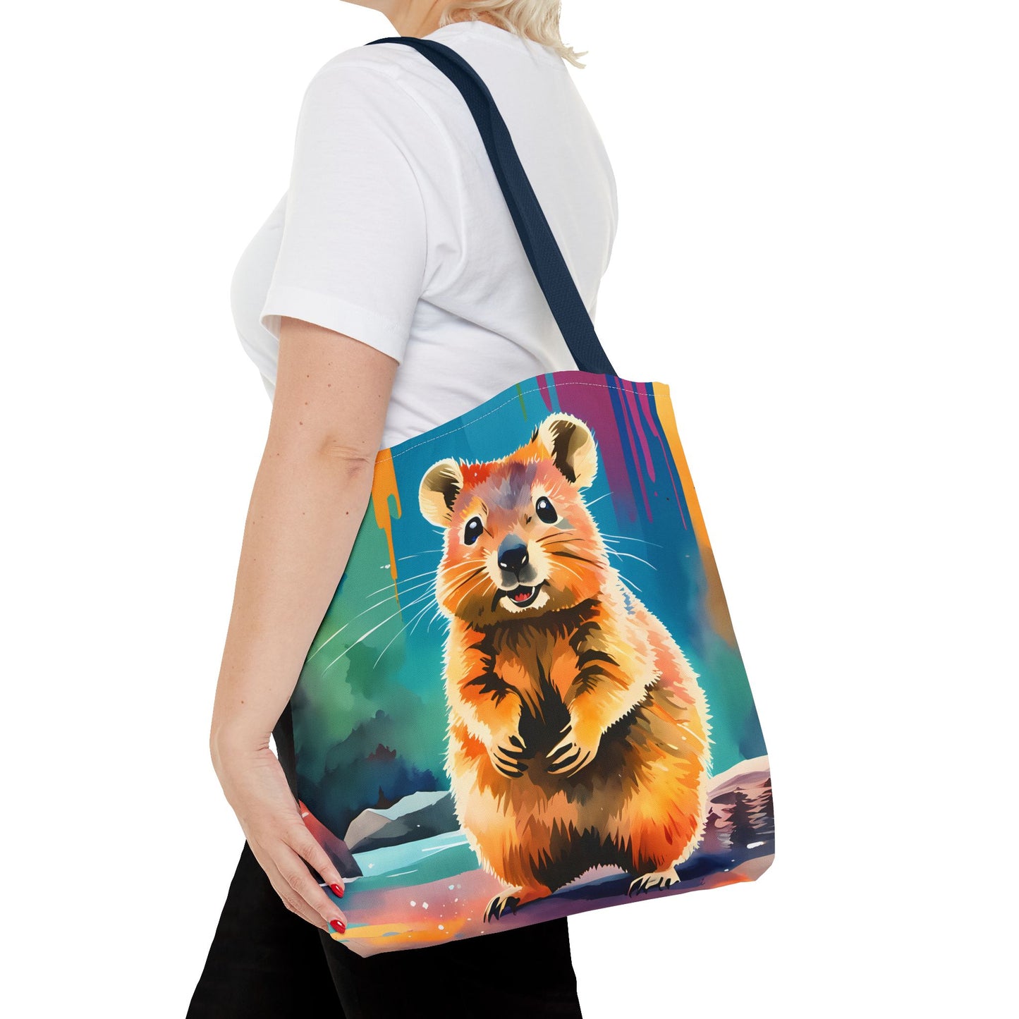 Cheerful Quokka Tote Bag