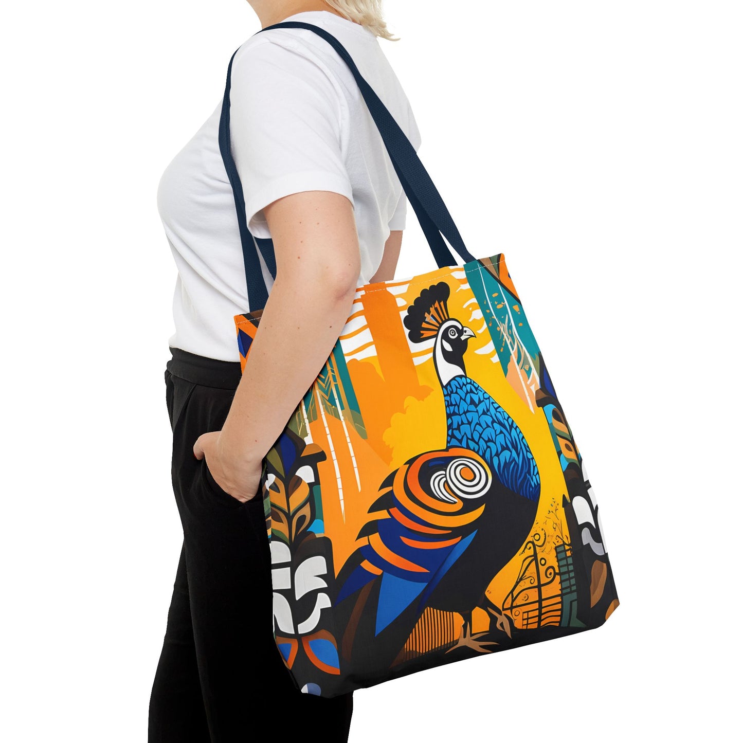 Graffiti Guineafowl Tote Bag