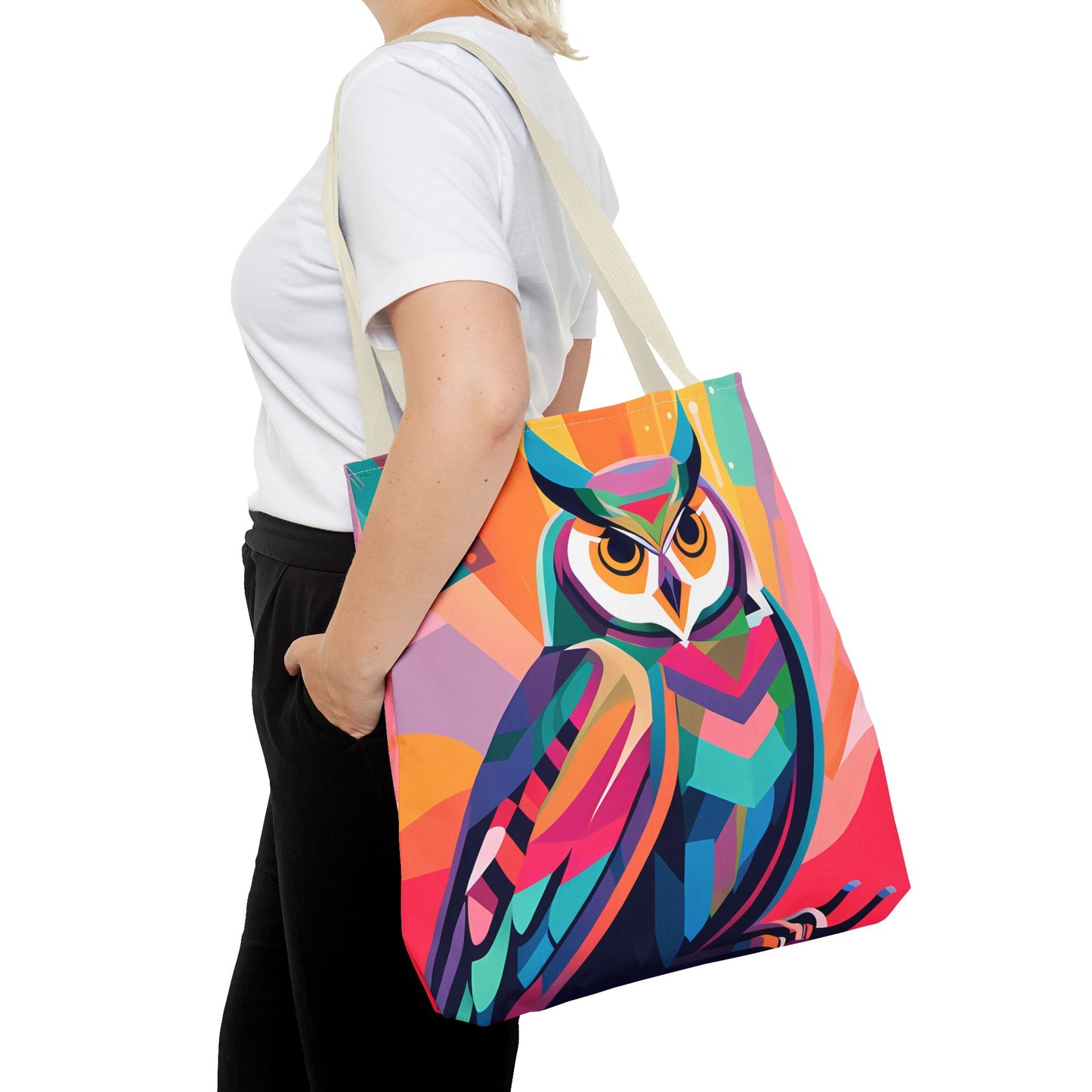 Abstract Owl Tote Bag