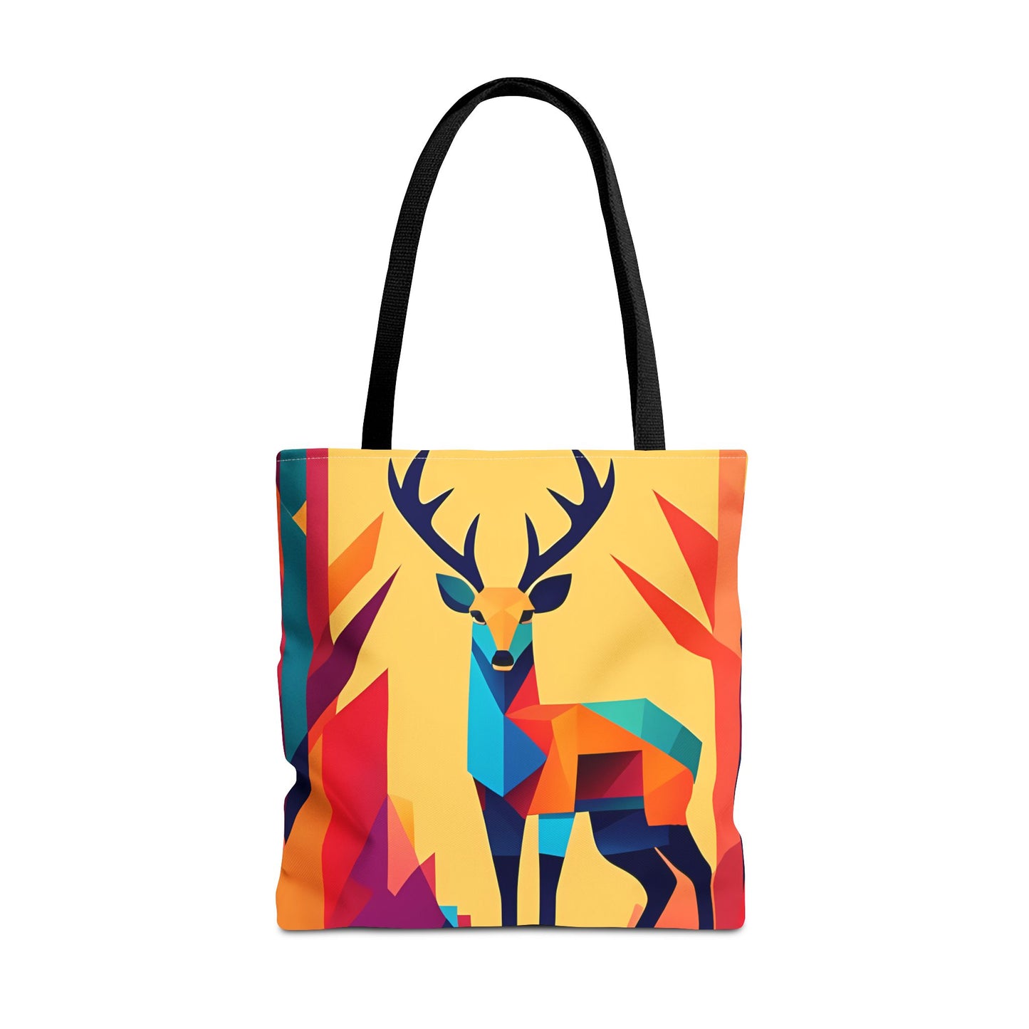 Geometric Deer Tote Bag