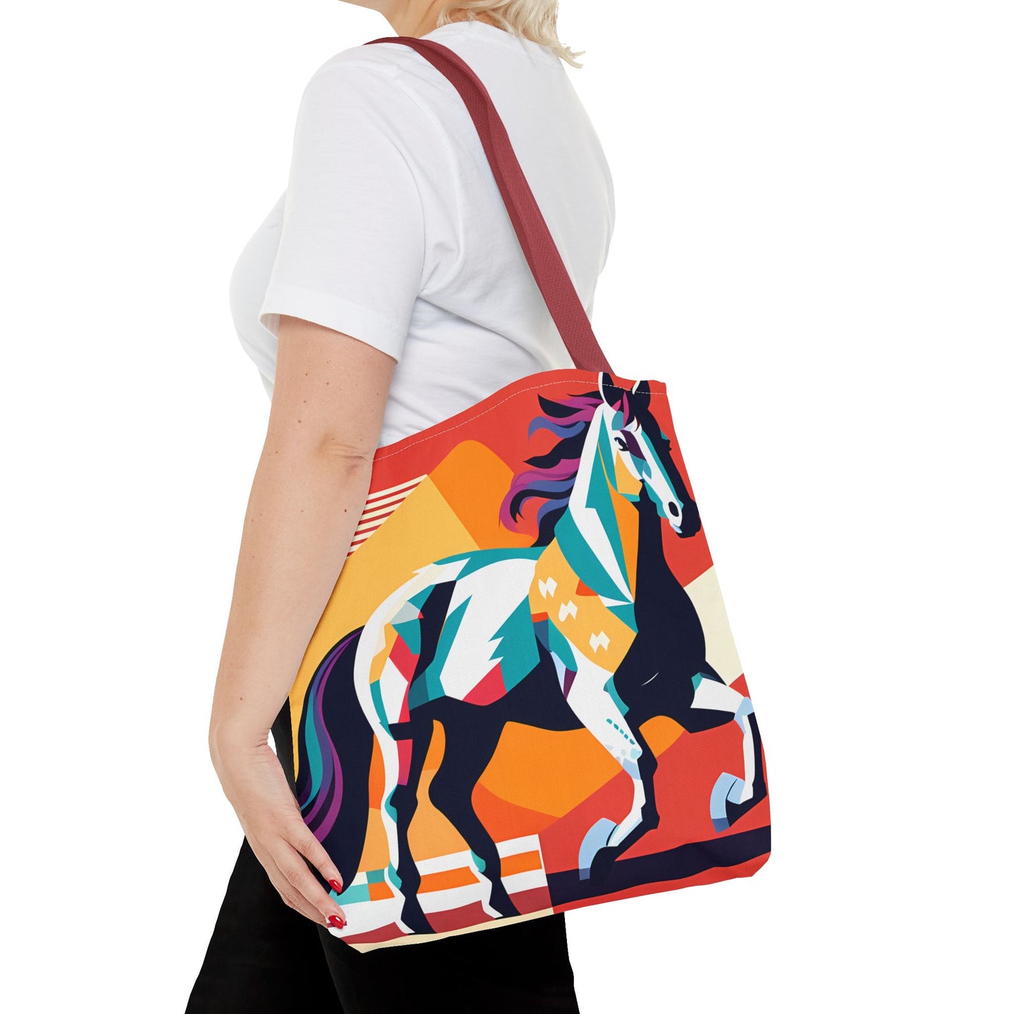 Retro Horse Tote Bag