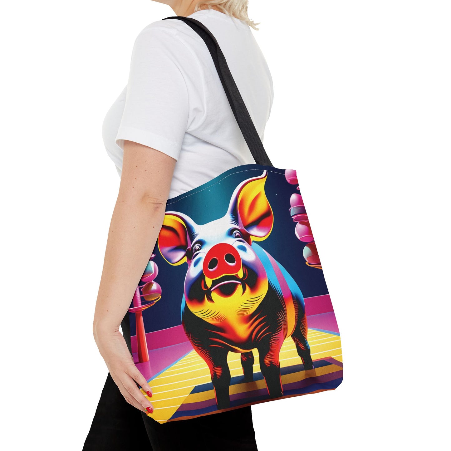 Pop Art Piggy Tote Bag