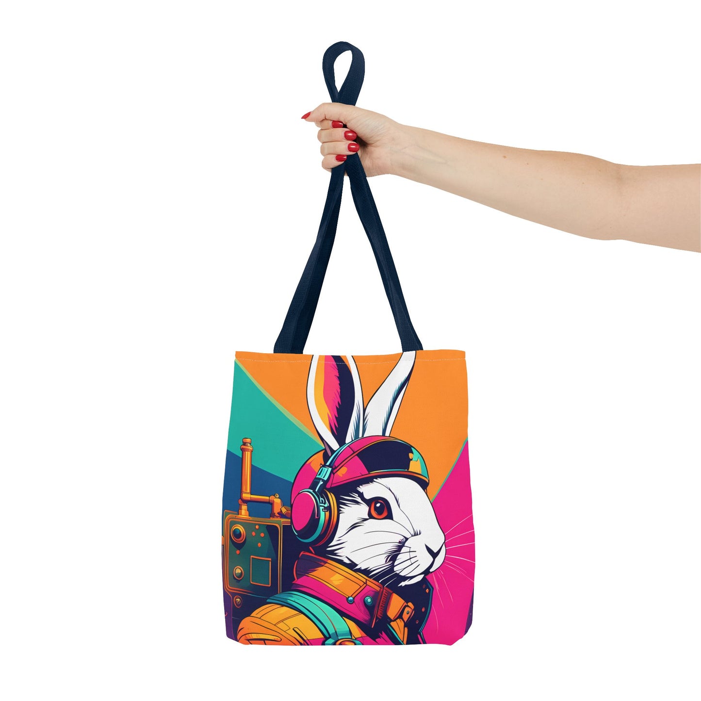 Teslapunk Rabbit Tote Bag