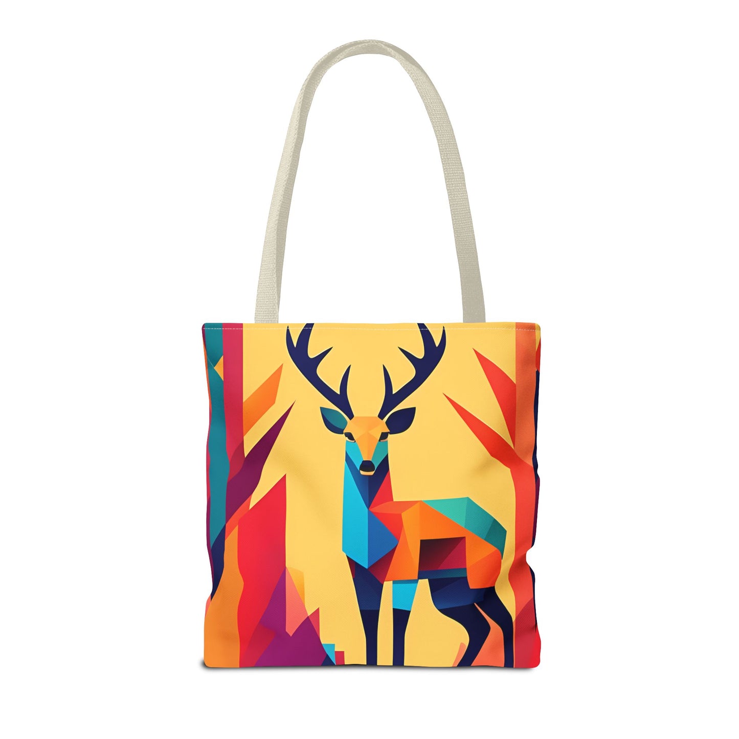 Geometric Deer Tote Bag