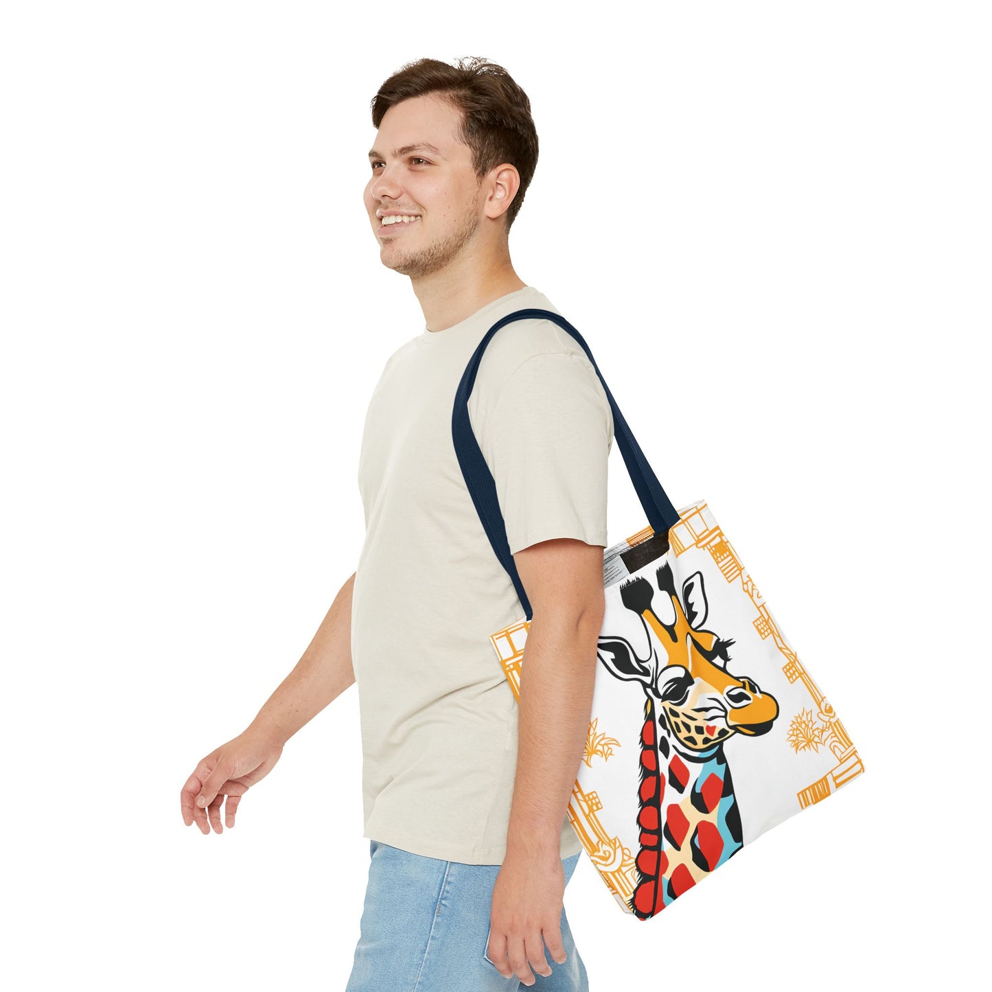 Bamboo Giraffe Tote Bag