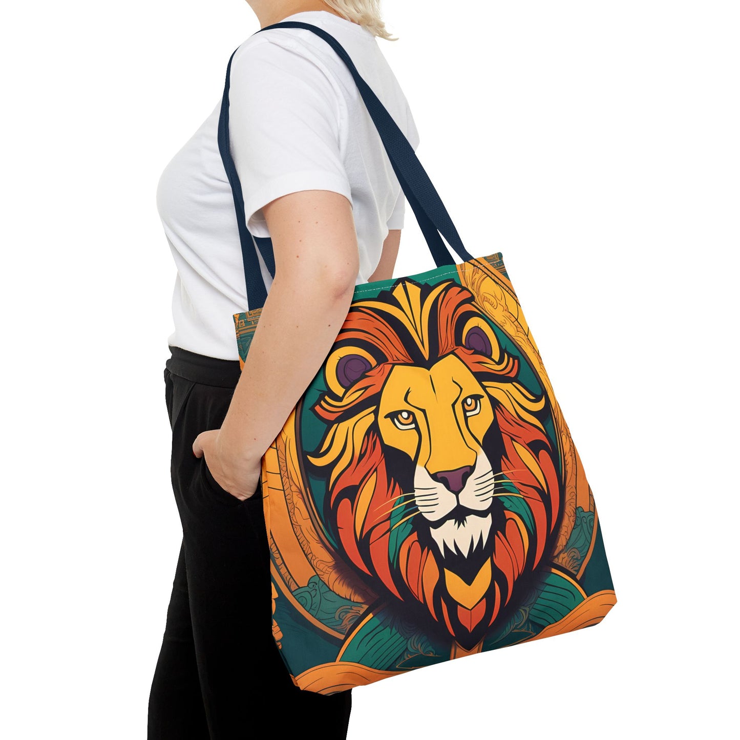 Regal Lion Art Tote Bag
