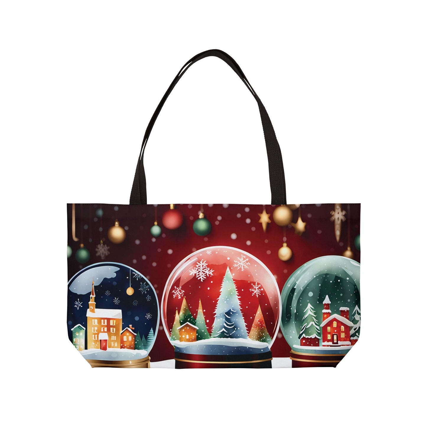 Christmas Snow Globes Tote Bag
