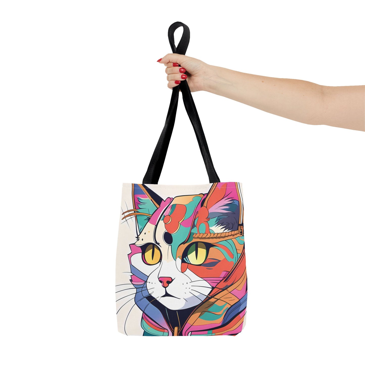 Abstract Feline Fantasy Tote Bag