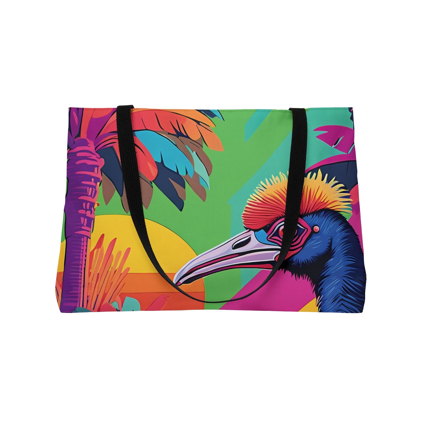Rainbow Cassowary Tote Bag