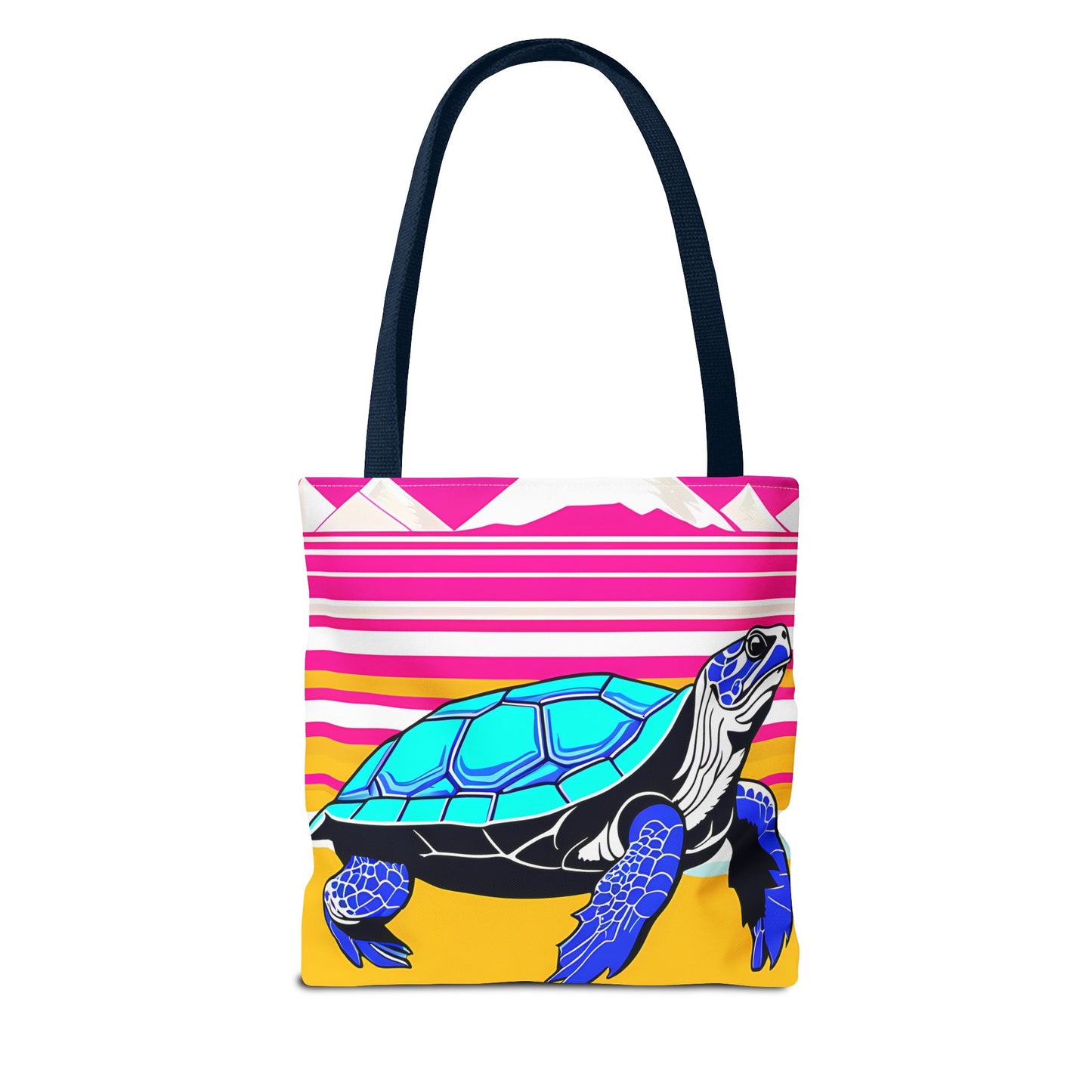 Retro Turtle Beach Tote Bag
