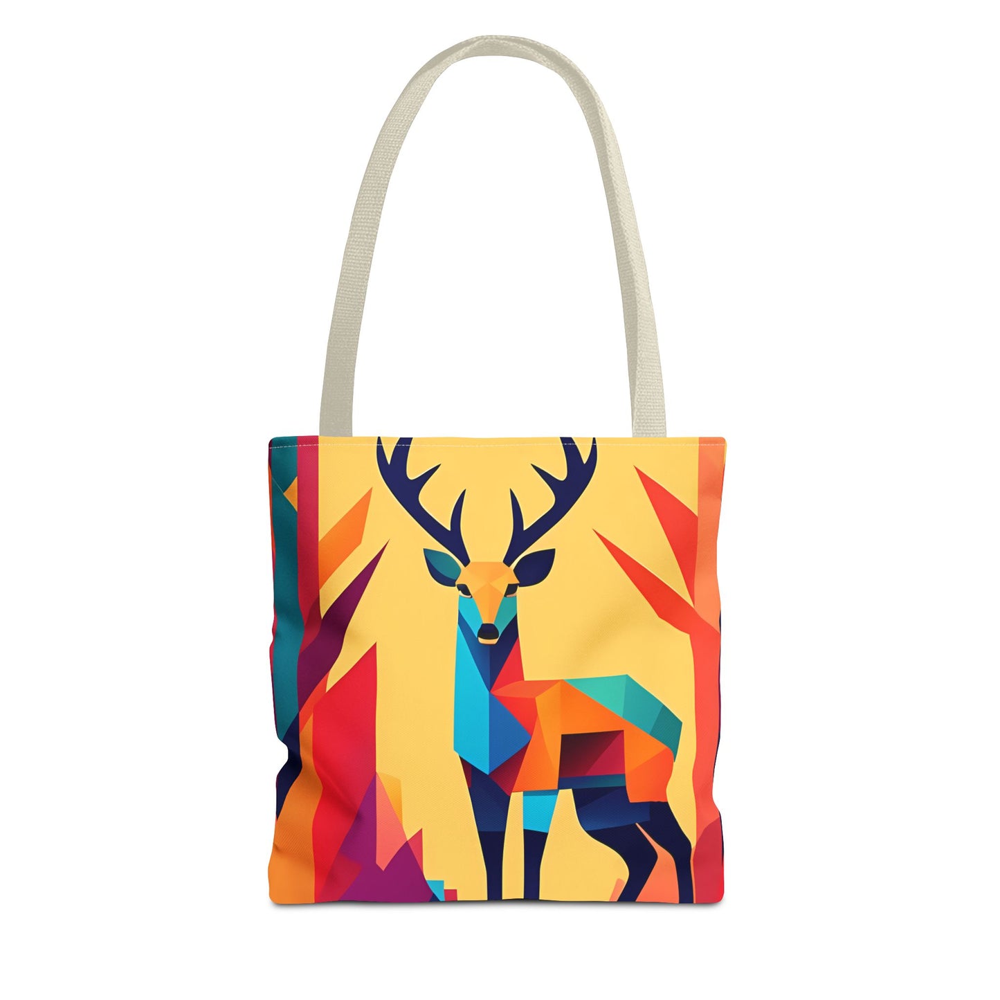 Geometric Deer Tote Bag