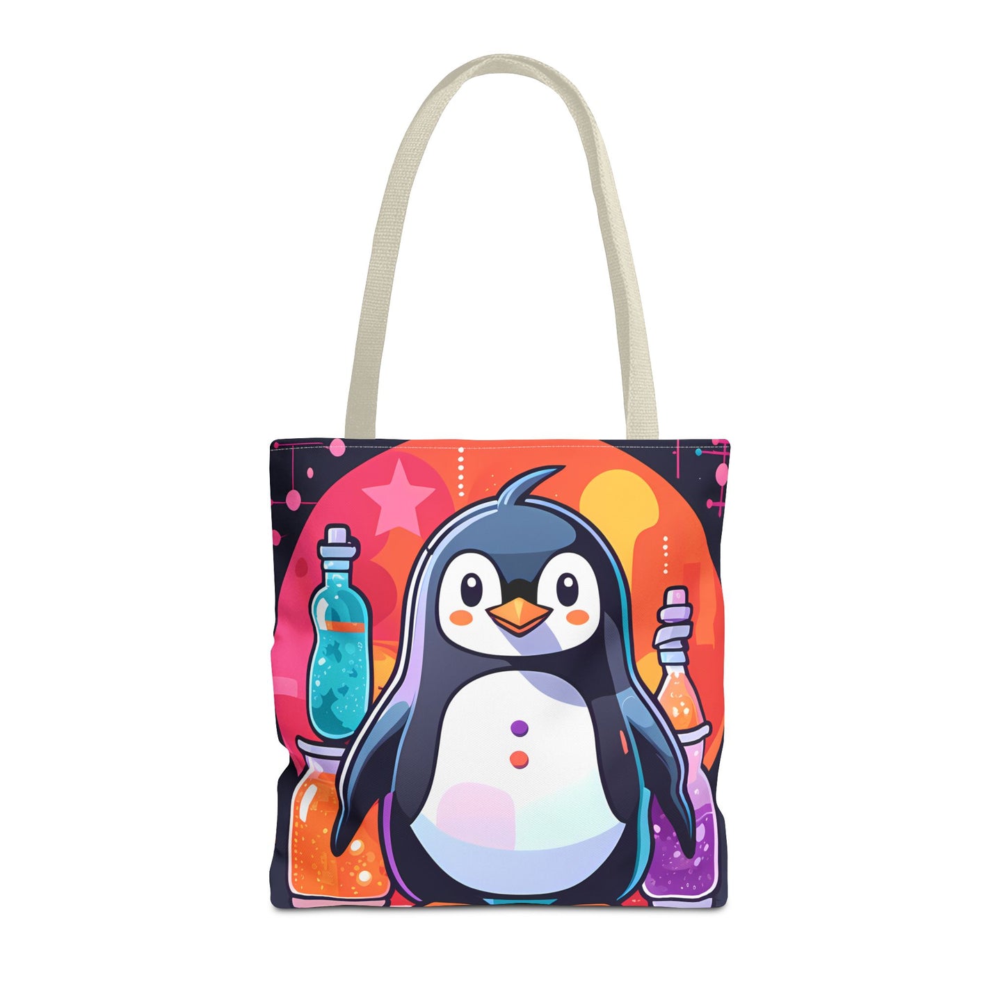 Science Penguin Tote Bag