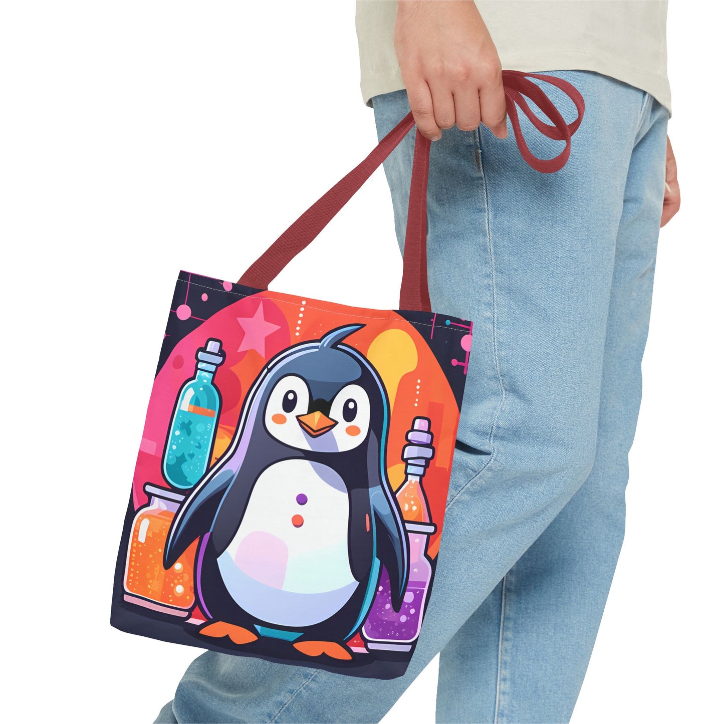 Science Penguin Tote Bag