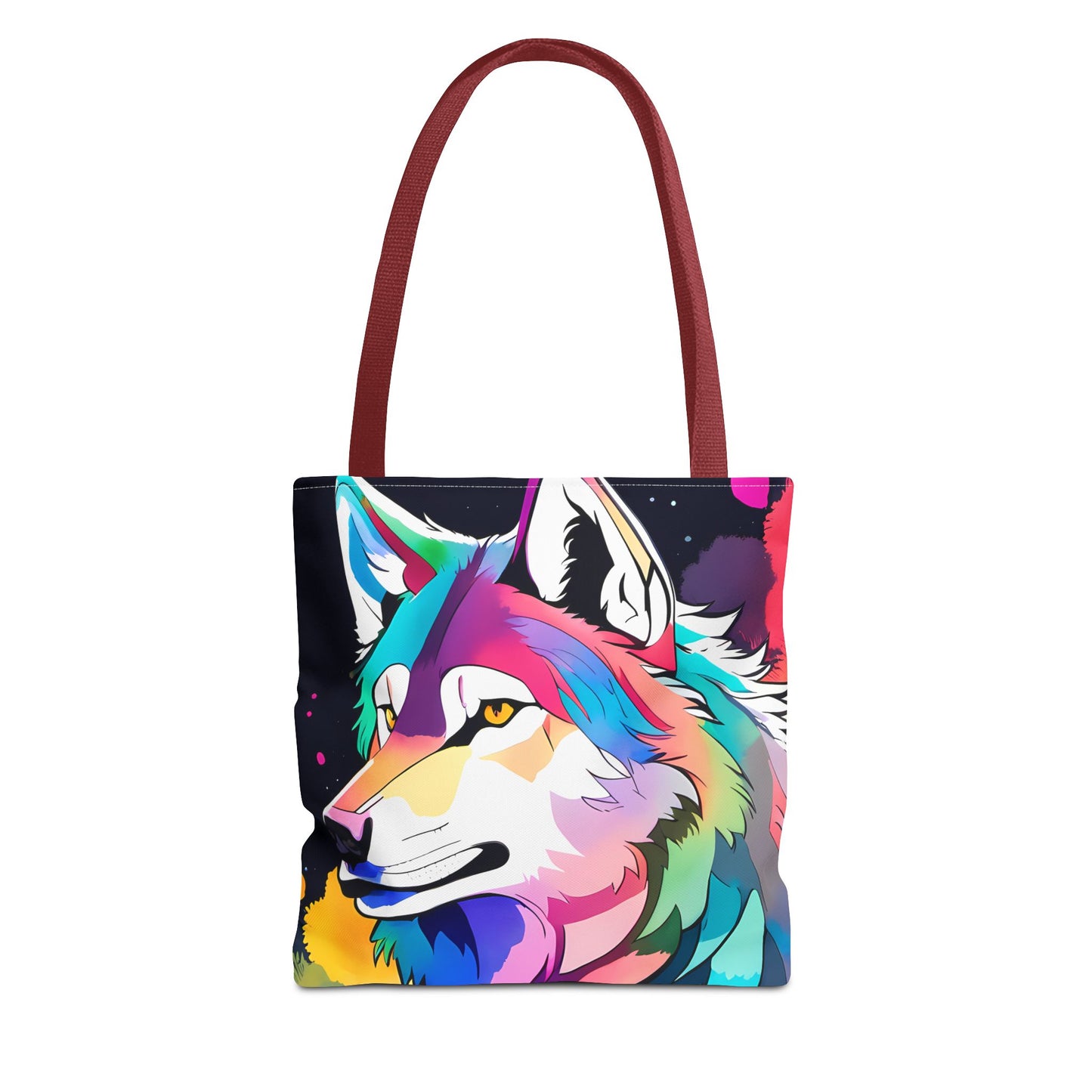 Cosmic Wolf Tote Bag