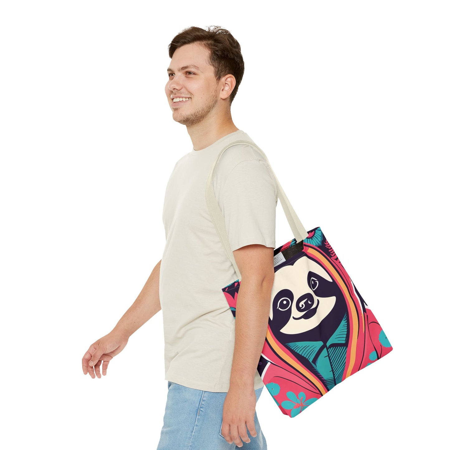 Hoodie Sloth Tote Bag