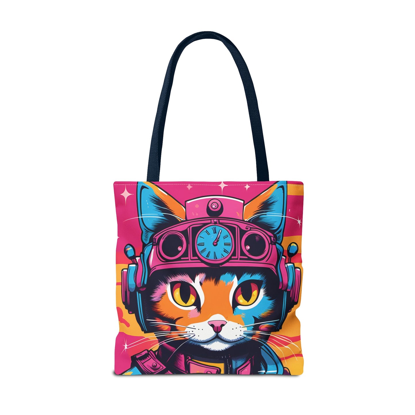 Futuristic Cat Tote Bag
