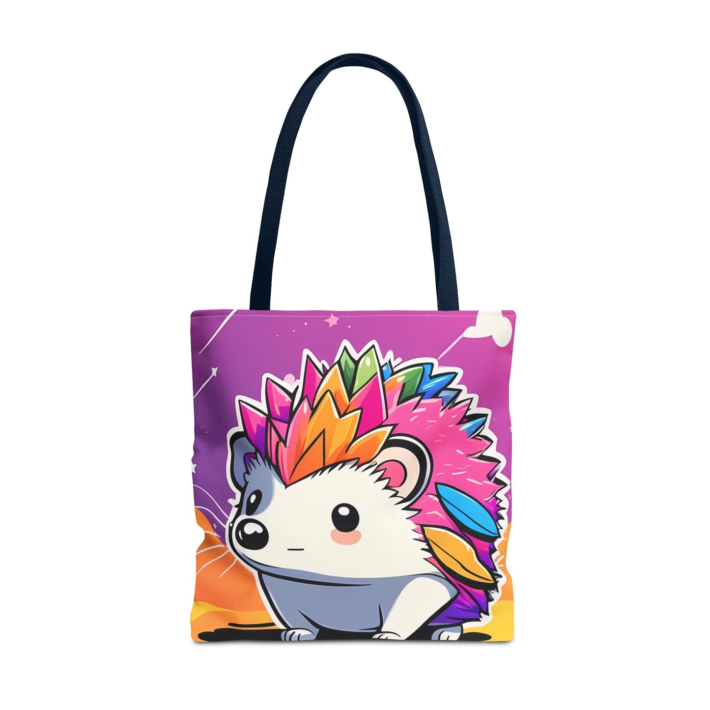 Rainbow Hedgehog Tote Bag