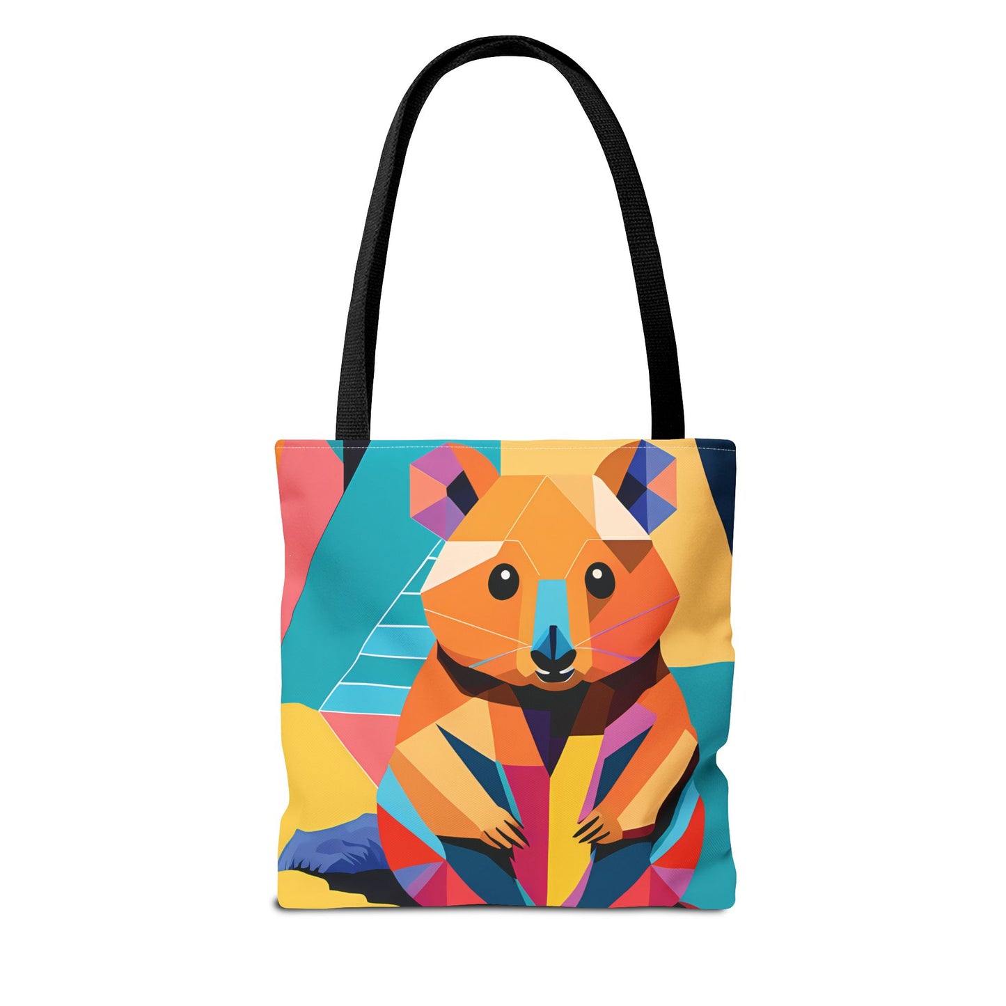 Geometric Quokka Tote Bag