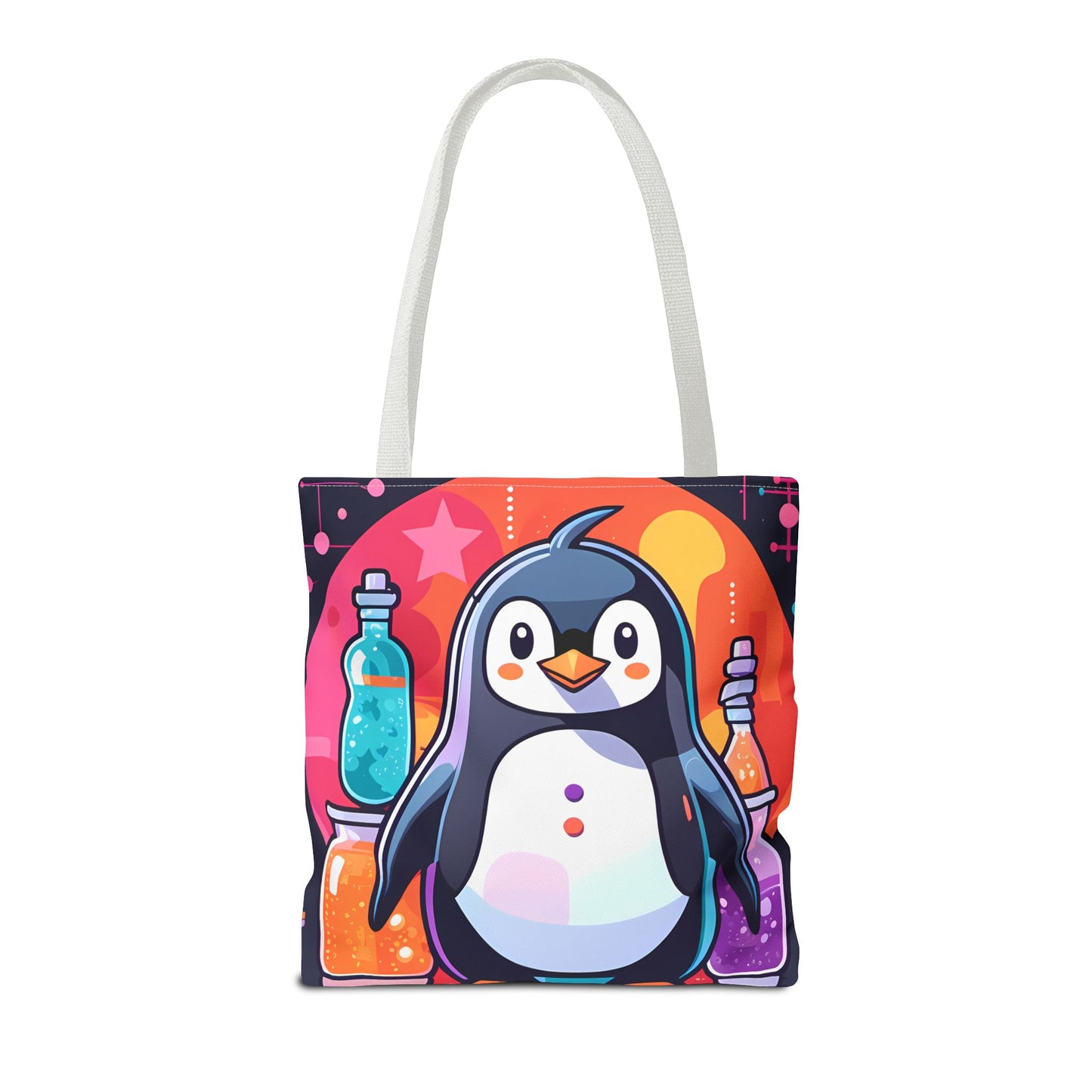 Science Penguin Tote Bag