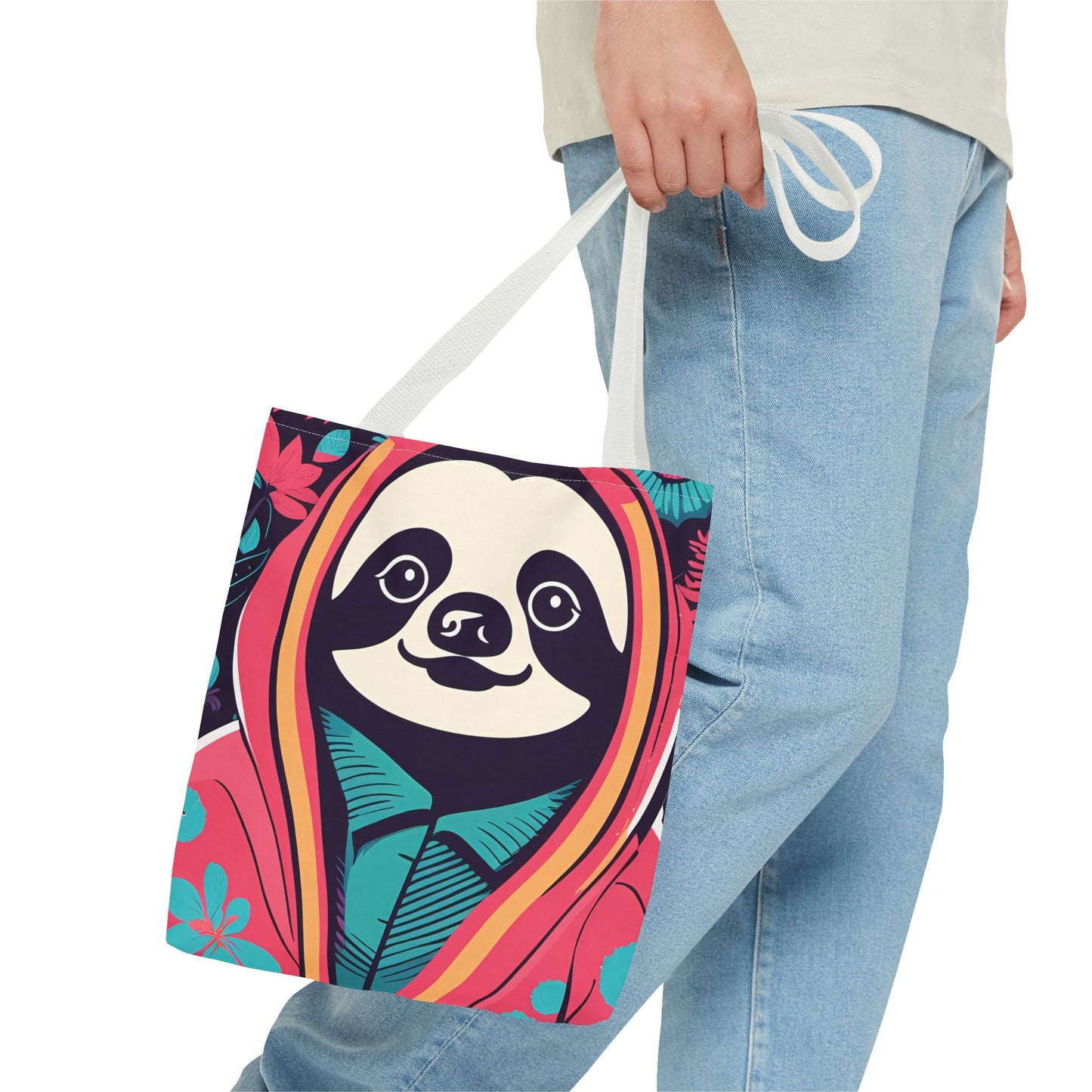 Hoodie Sloth Tote Bag