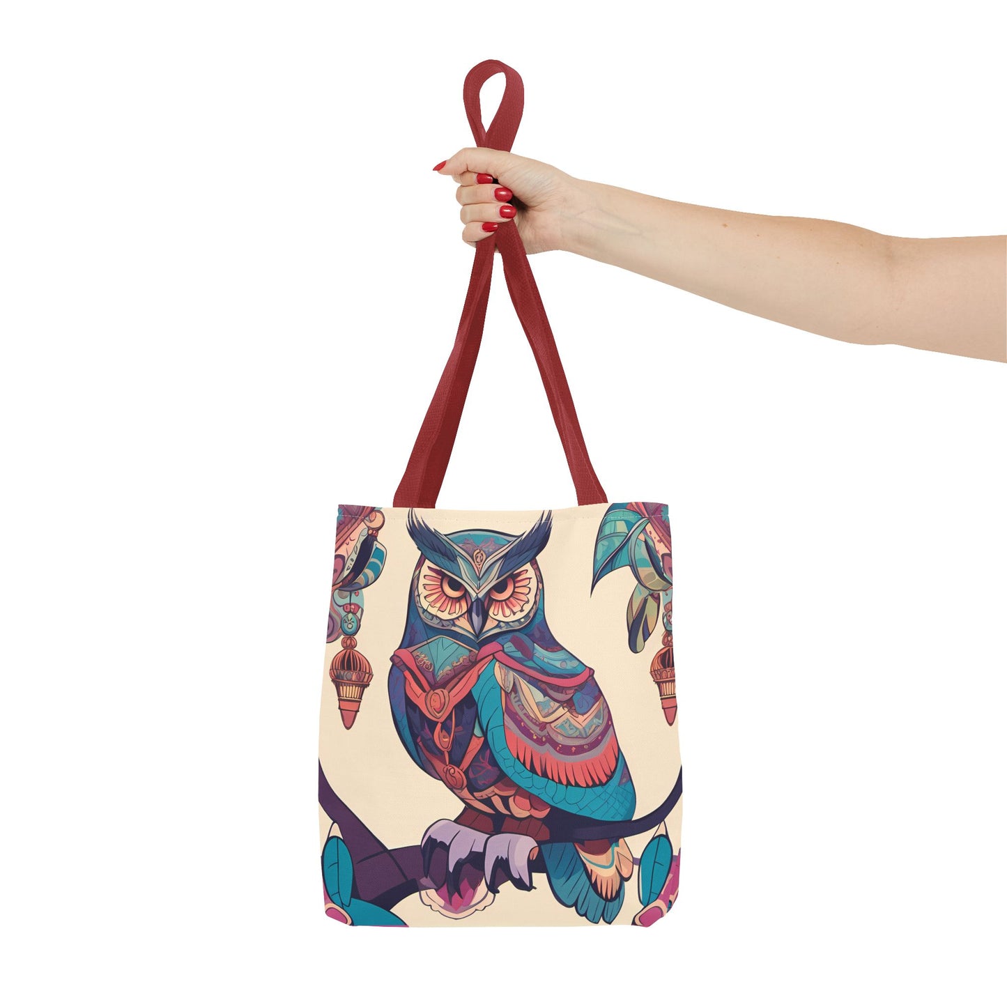 Bohemian Owl Tote Bag