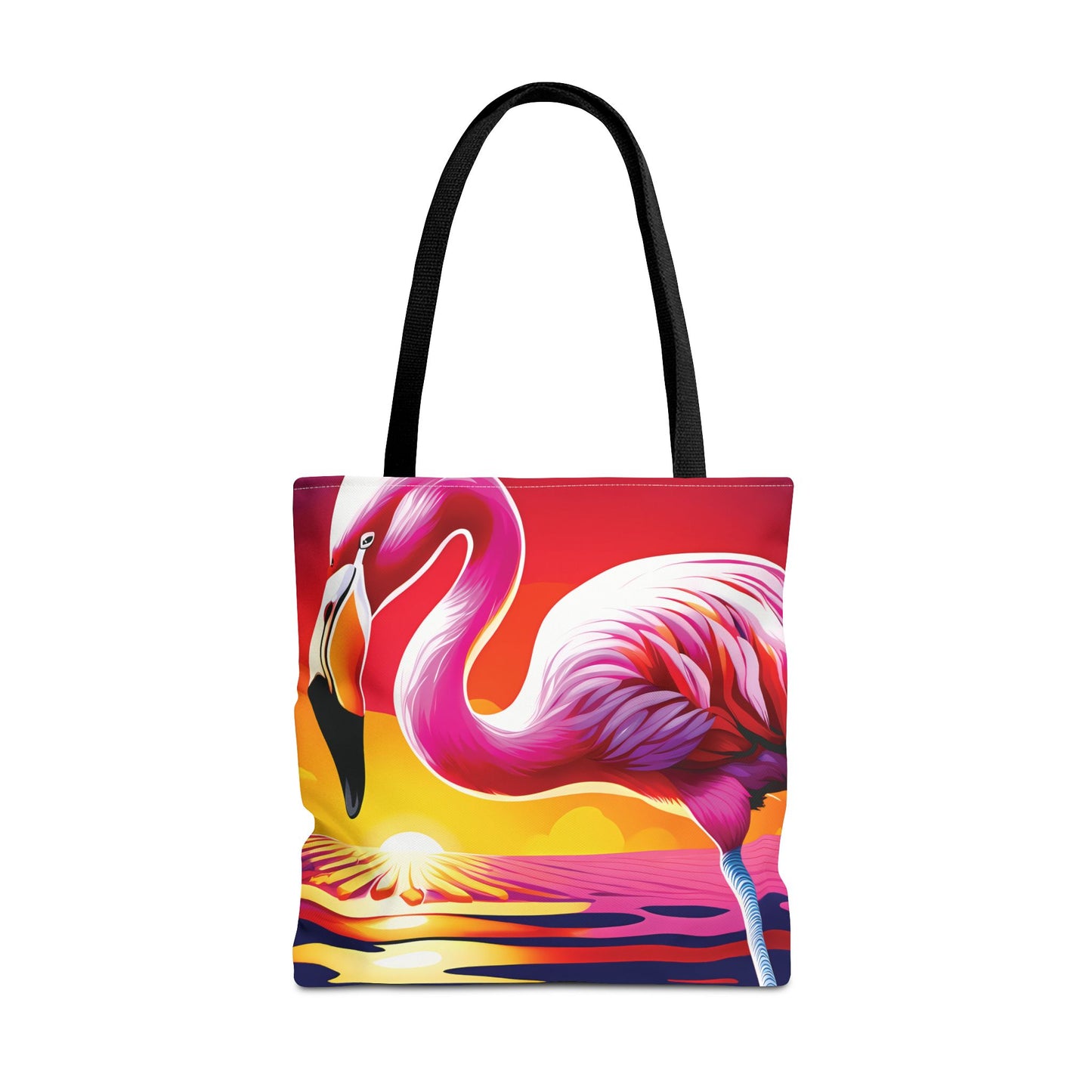 Sunset Flamingo Tote Bag