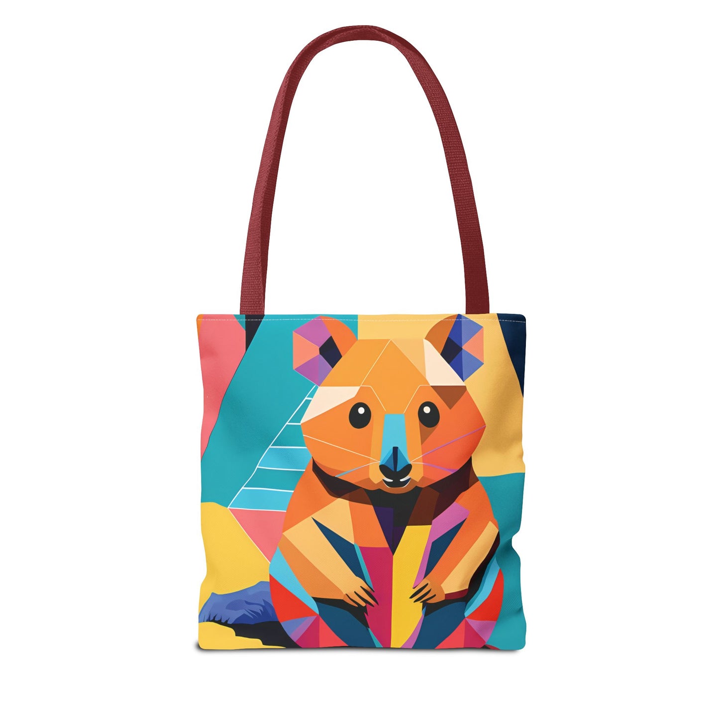 Geometric Quokka Tote Bag