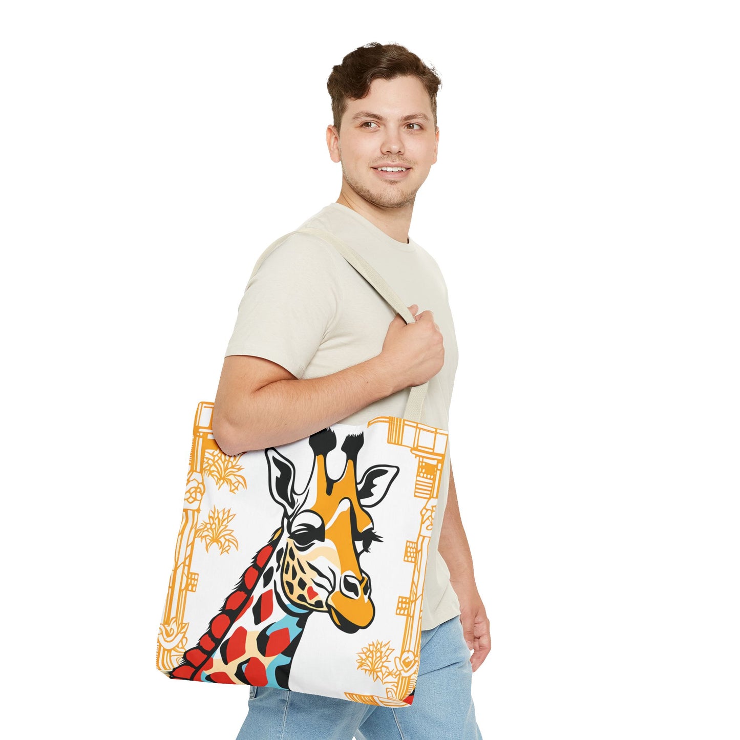 Bamboo Giraffe Tote Bag