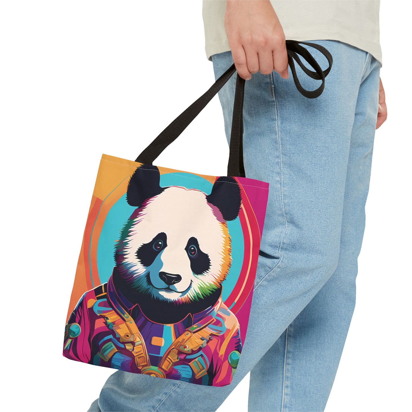 Cosmic Panda Tote Bag