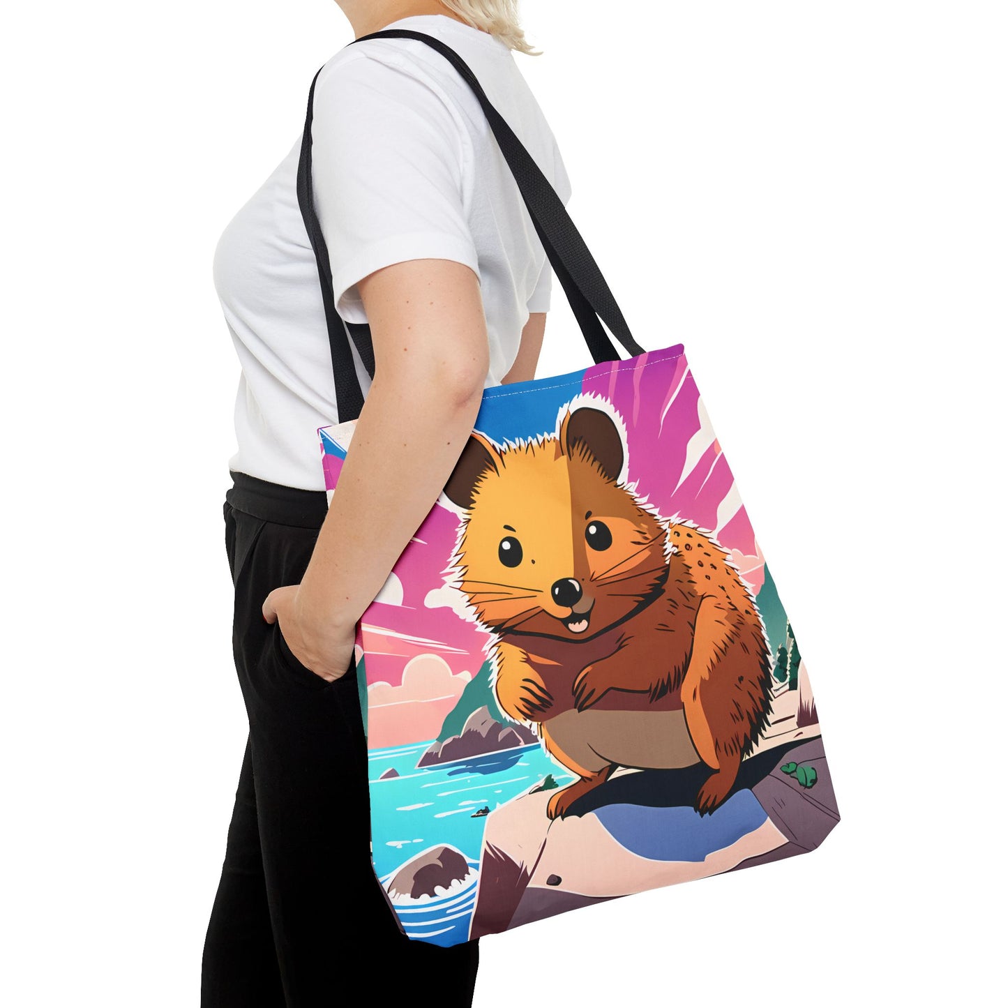 Cheery Quokka Tote Bag