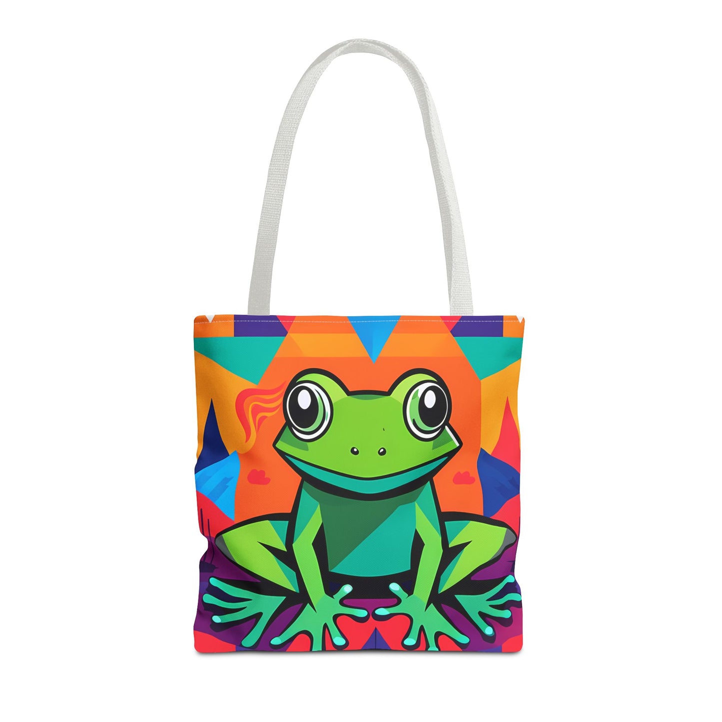 Vibrant Tree Frog Tote Bag