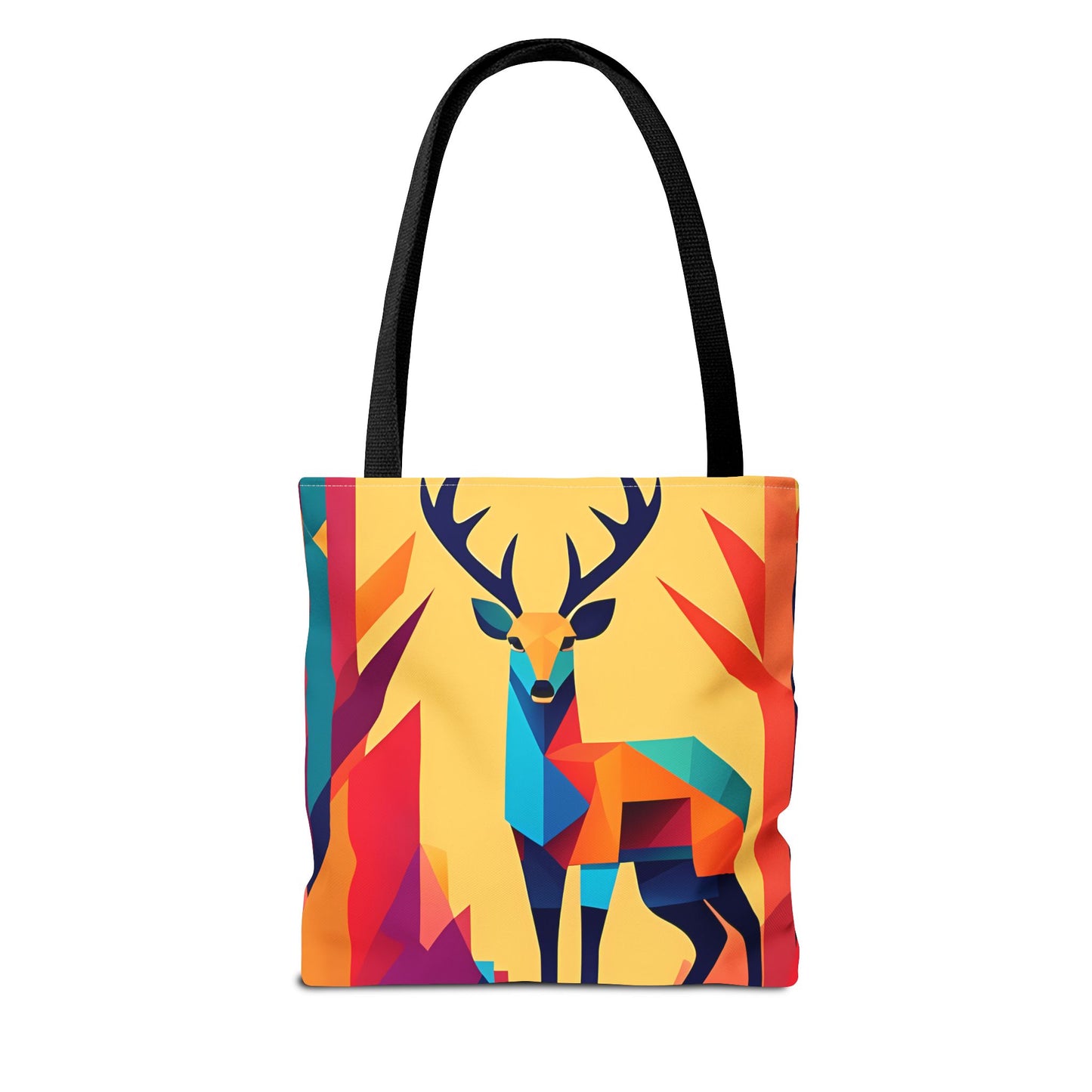 Geometric Deer Tote Bag