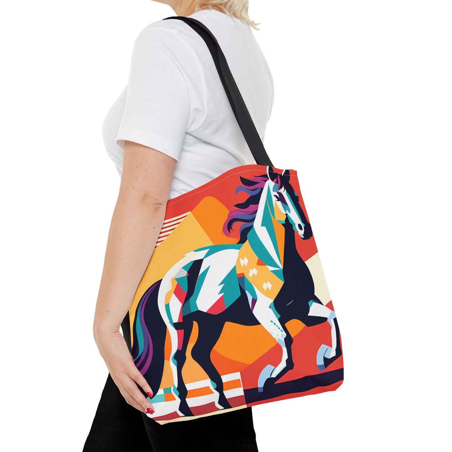 Retro Horse Tote Bag