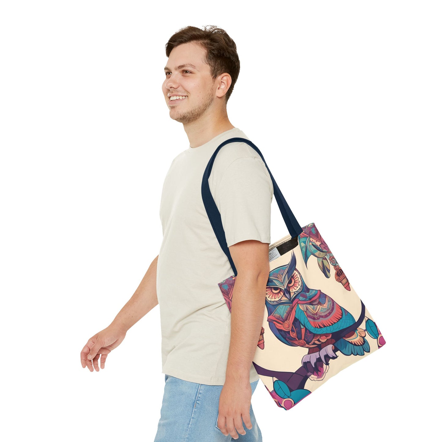Bohemian Owl Tote Bag