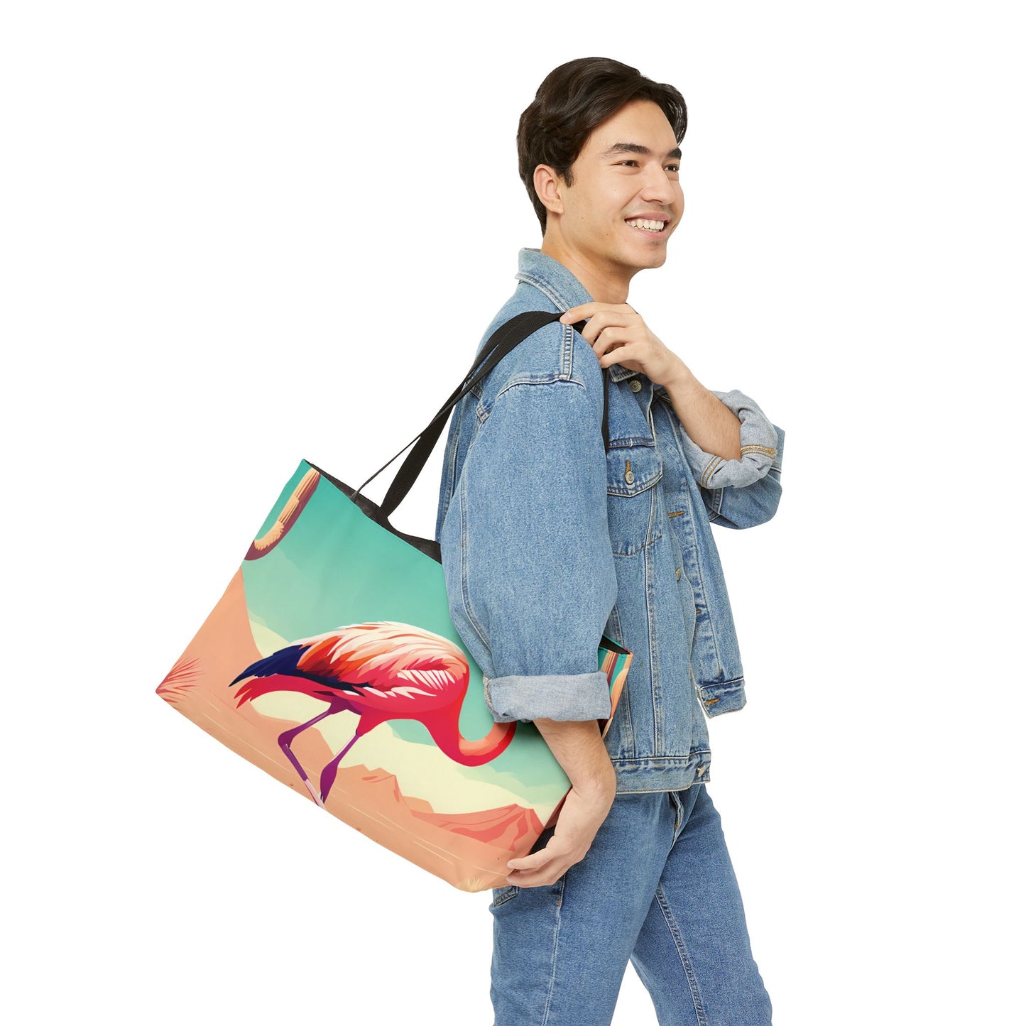 Desert Flamingo Tote Bag