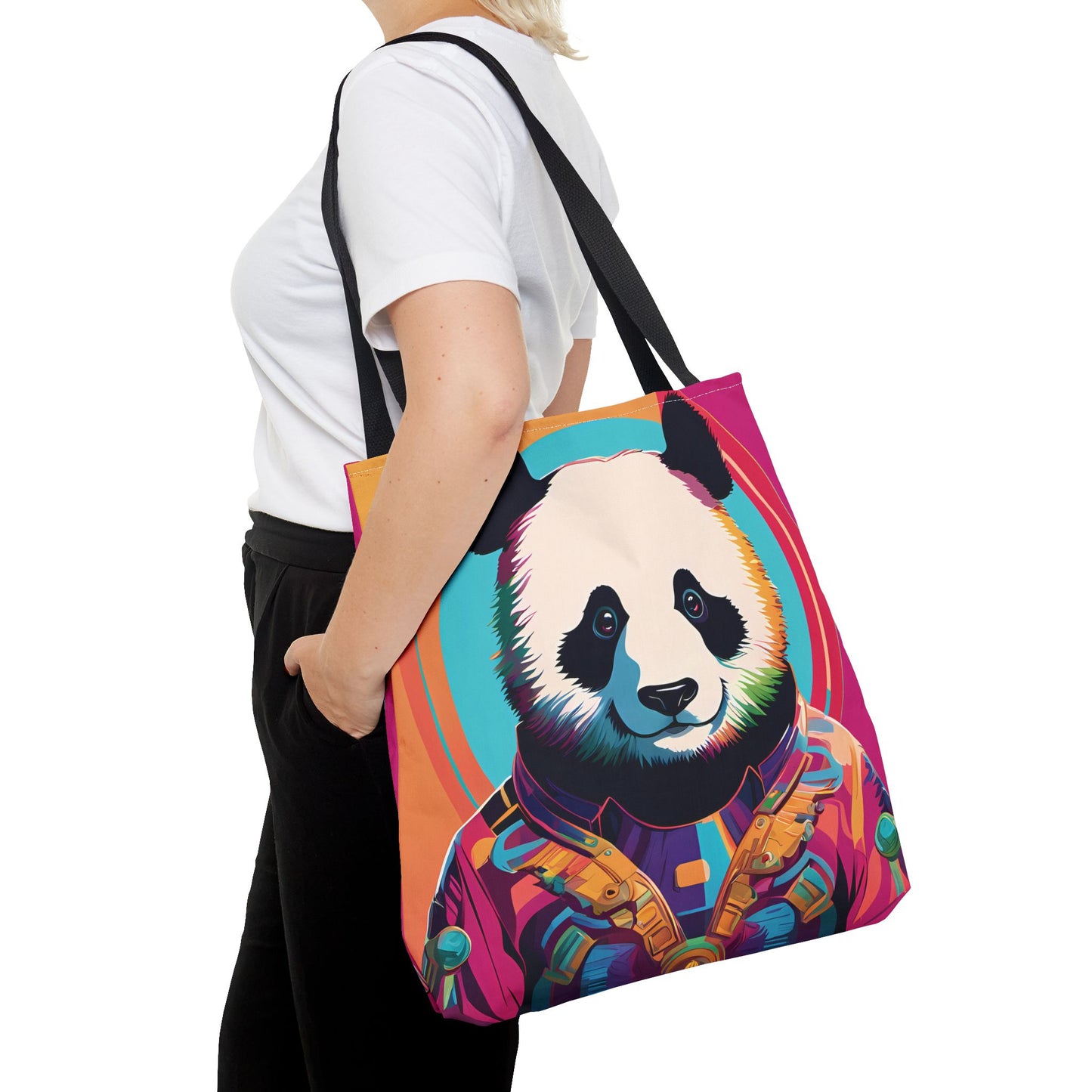 Cosmic Panda Tote Bag