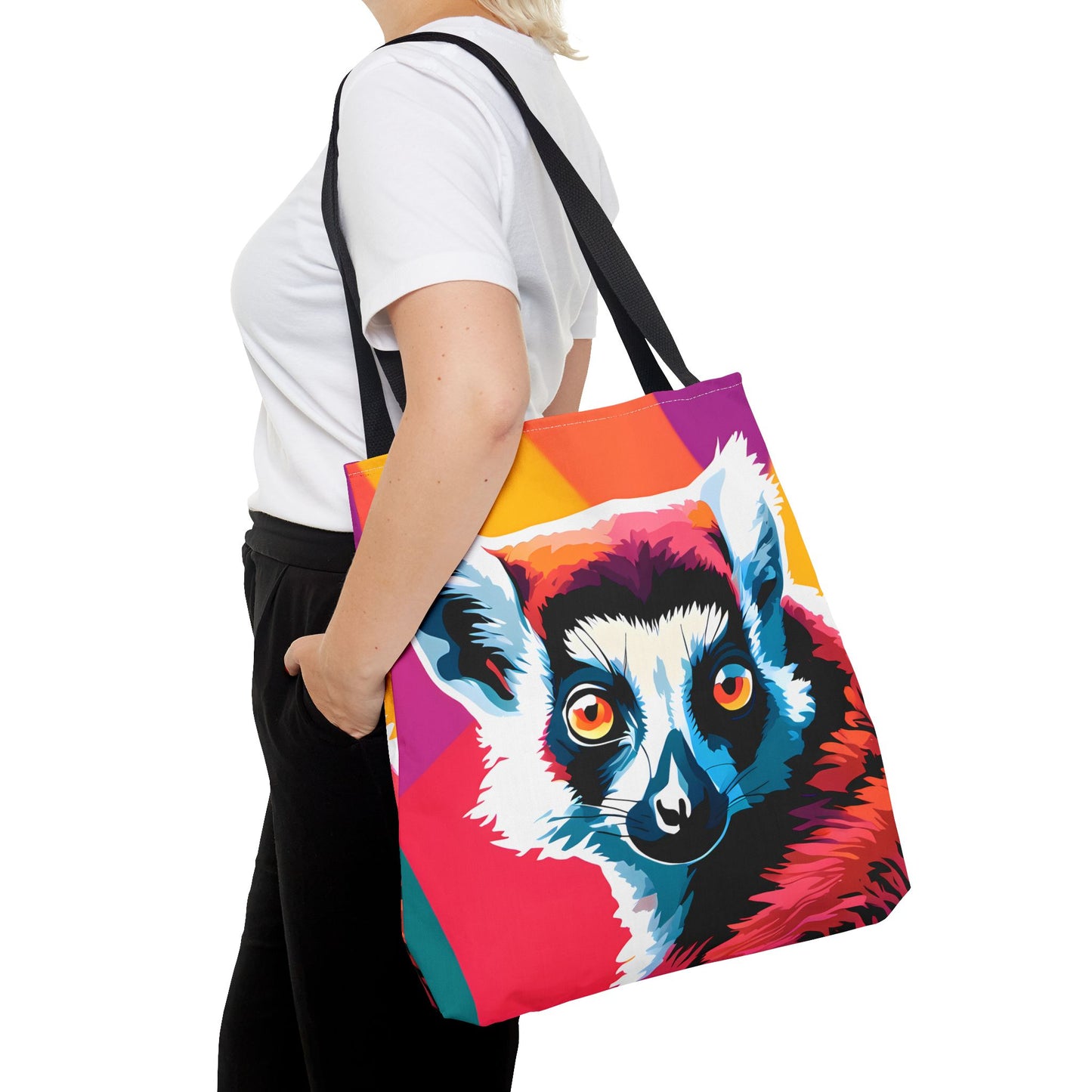 Vivid Lemur Tote Bag