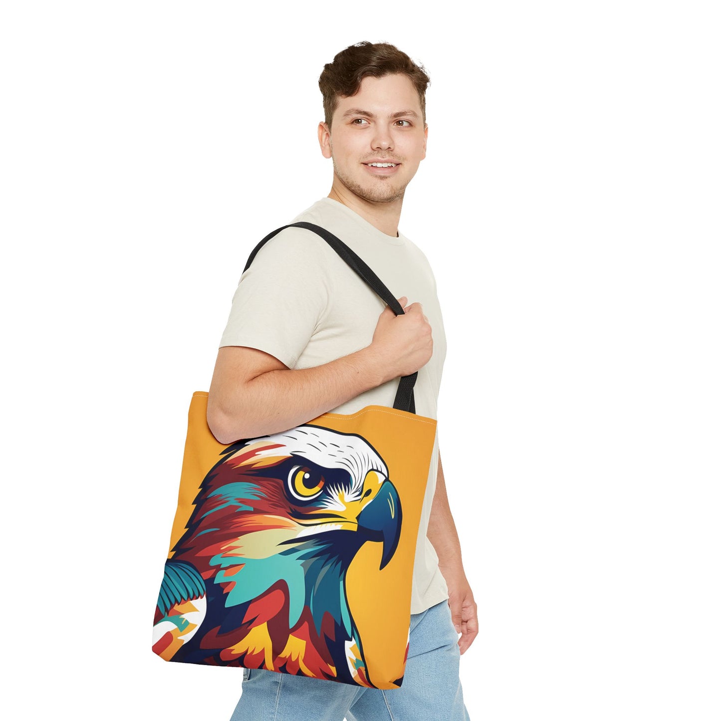 Majestic Hawk Portrait Tote Bag