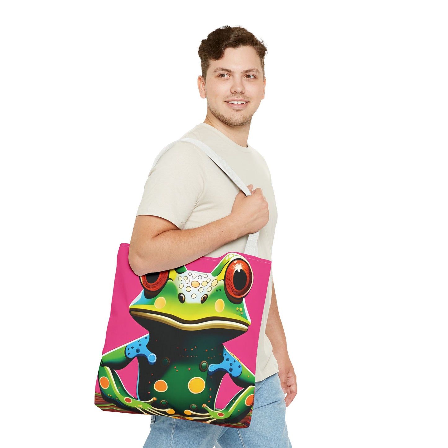 Angry Tree Frog Tote Bag
