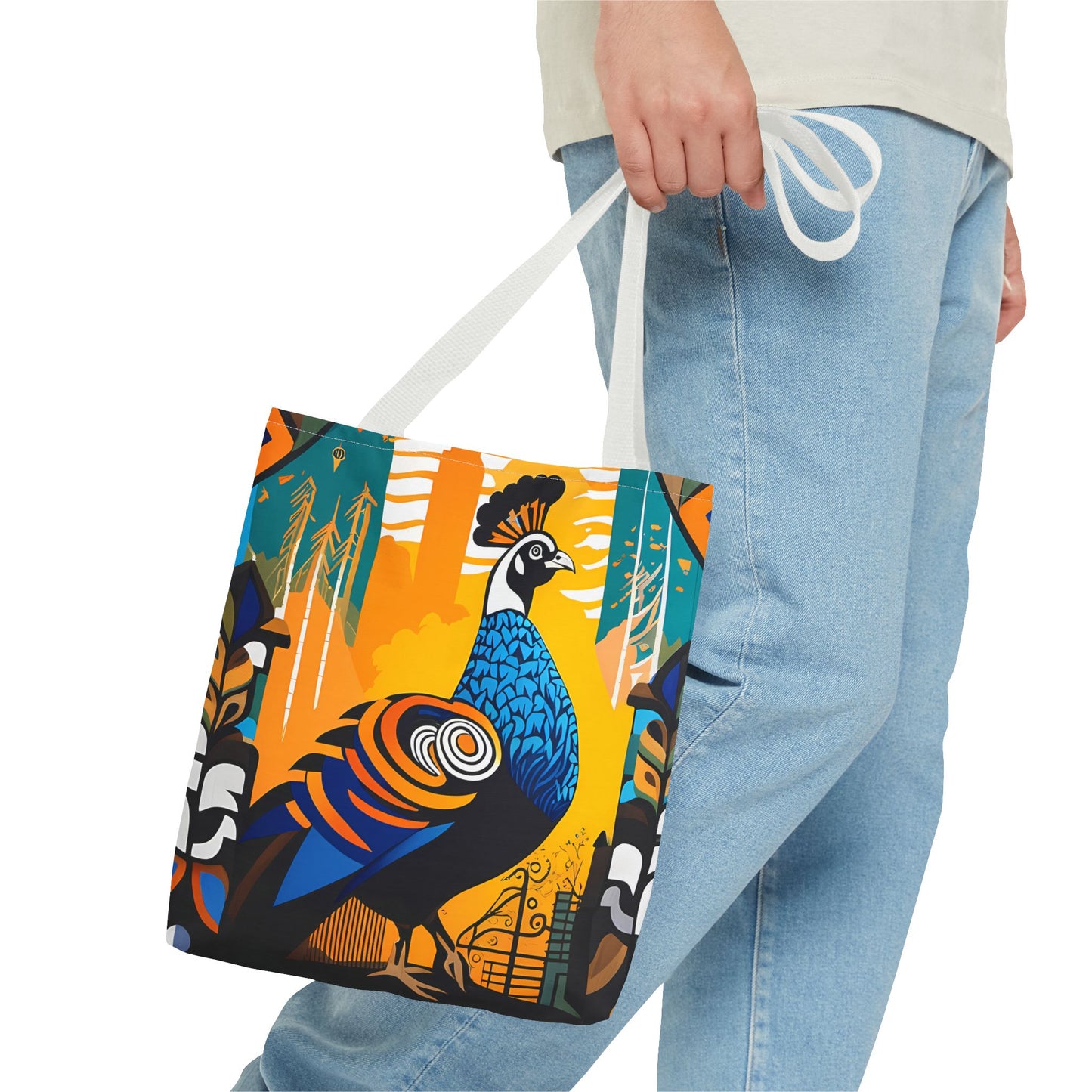 Graffiti Guineafowl Tote Bag