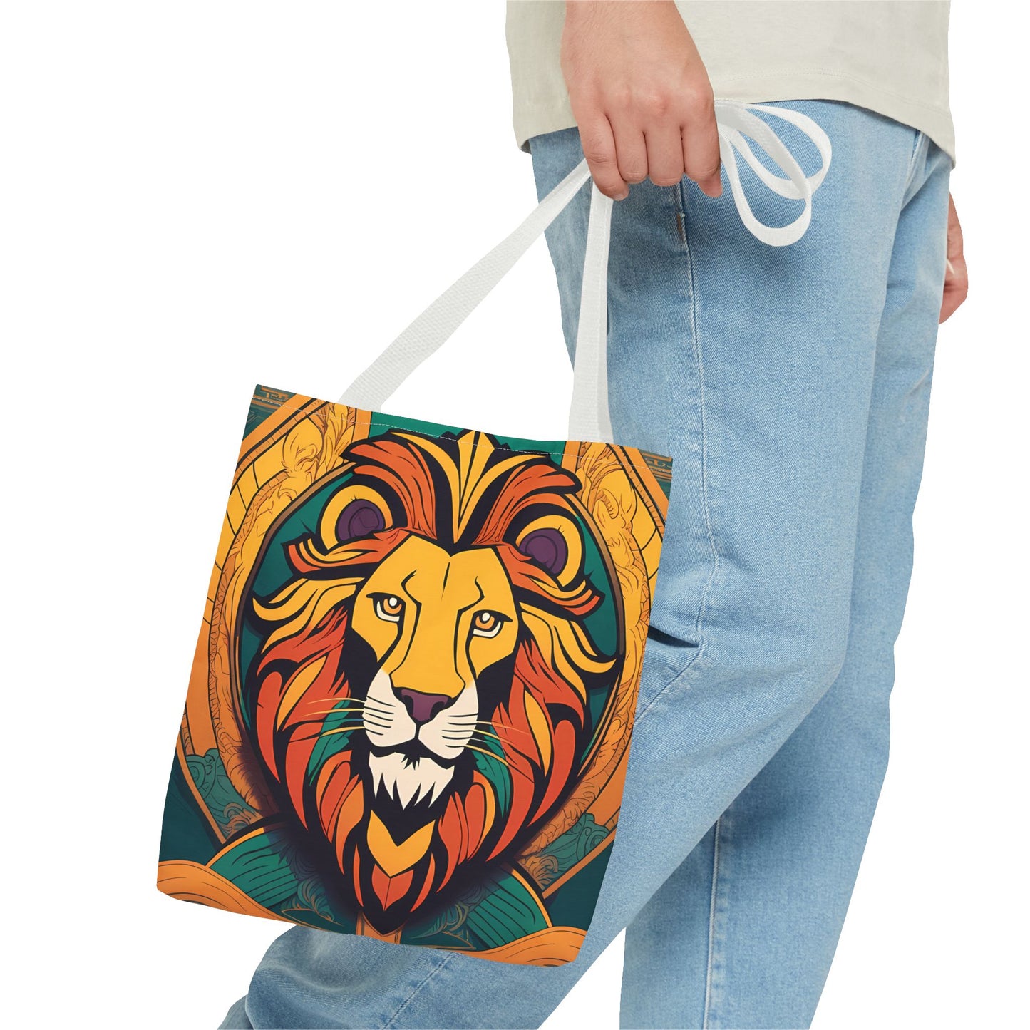 Regal Lion Art Tote Bag