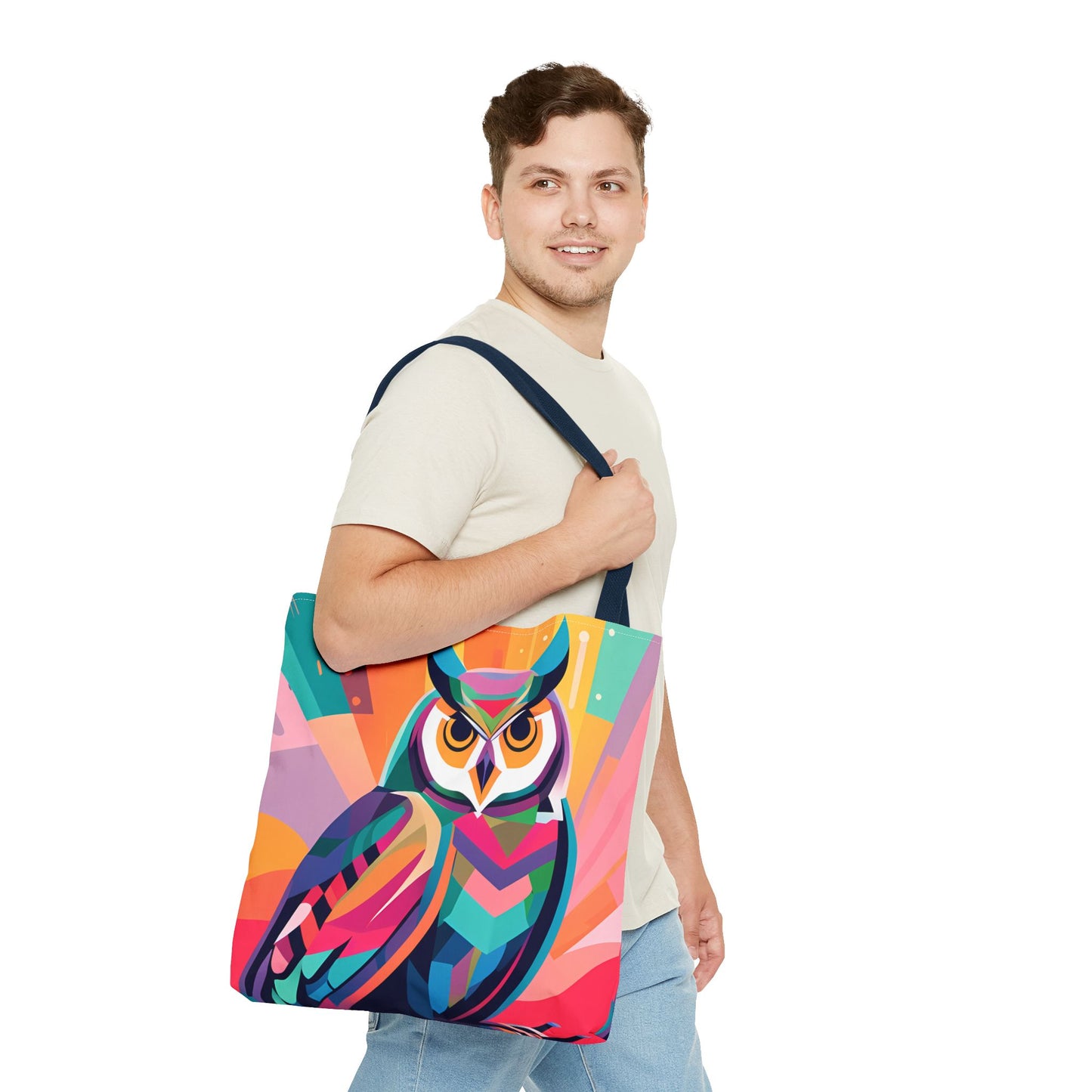 Abstract Owl Tote Bag