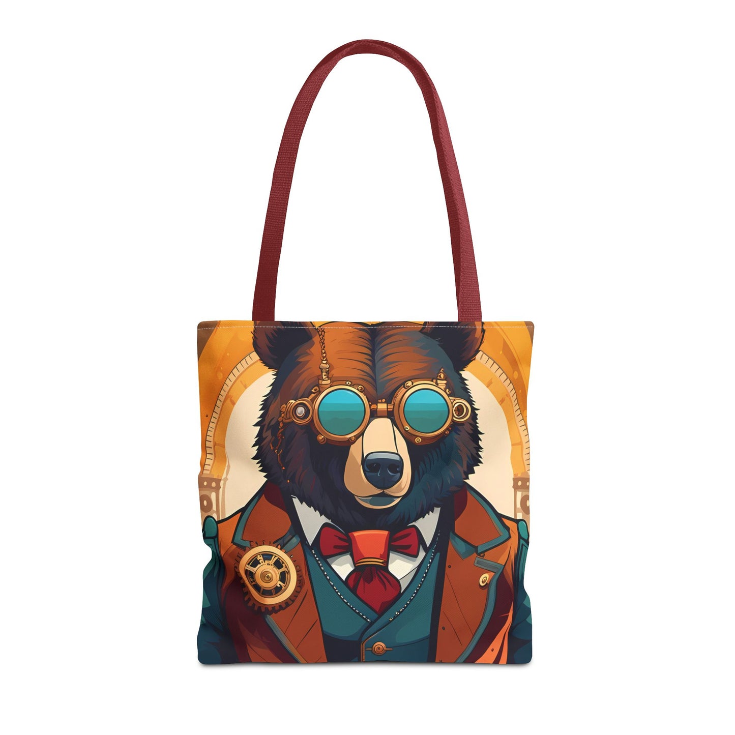 Steampunk Bear Tote Bag
