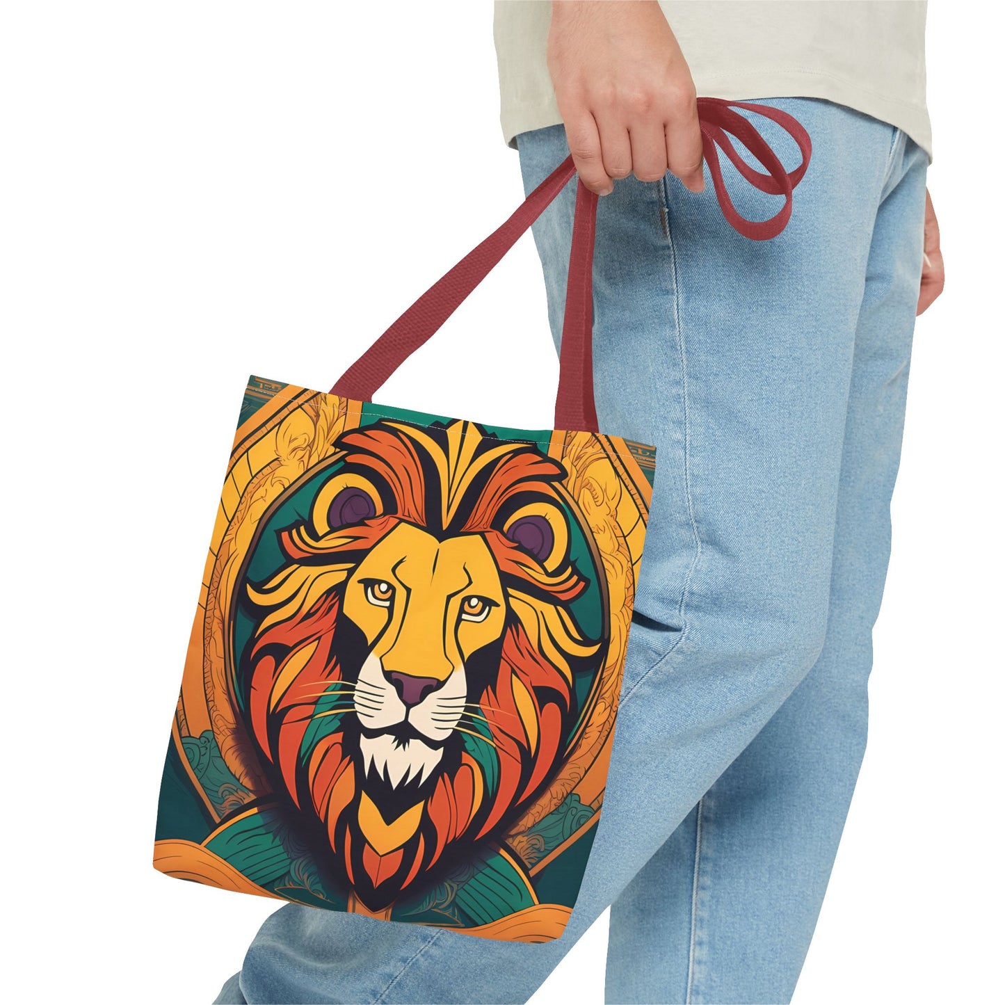 Regal Lion Art Tote Bag