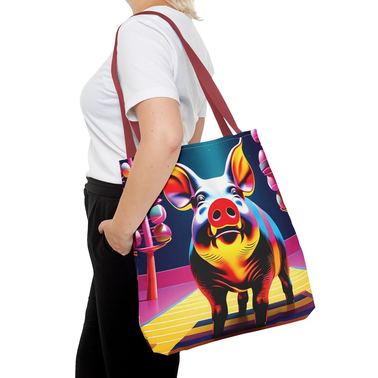 Pop Art Piggy Tote Bag